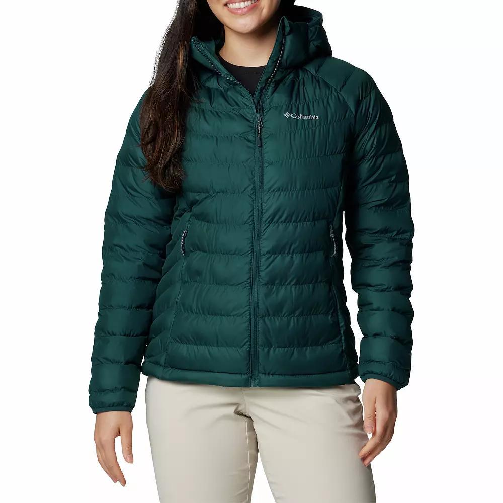 Plus Size Columbia Powder Lite II Hooded Jacket, Women's, Size: 3XL, Pink Product Image