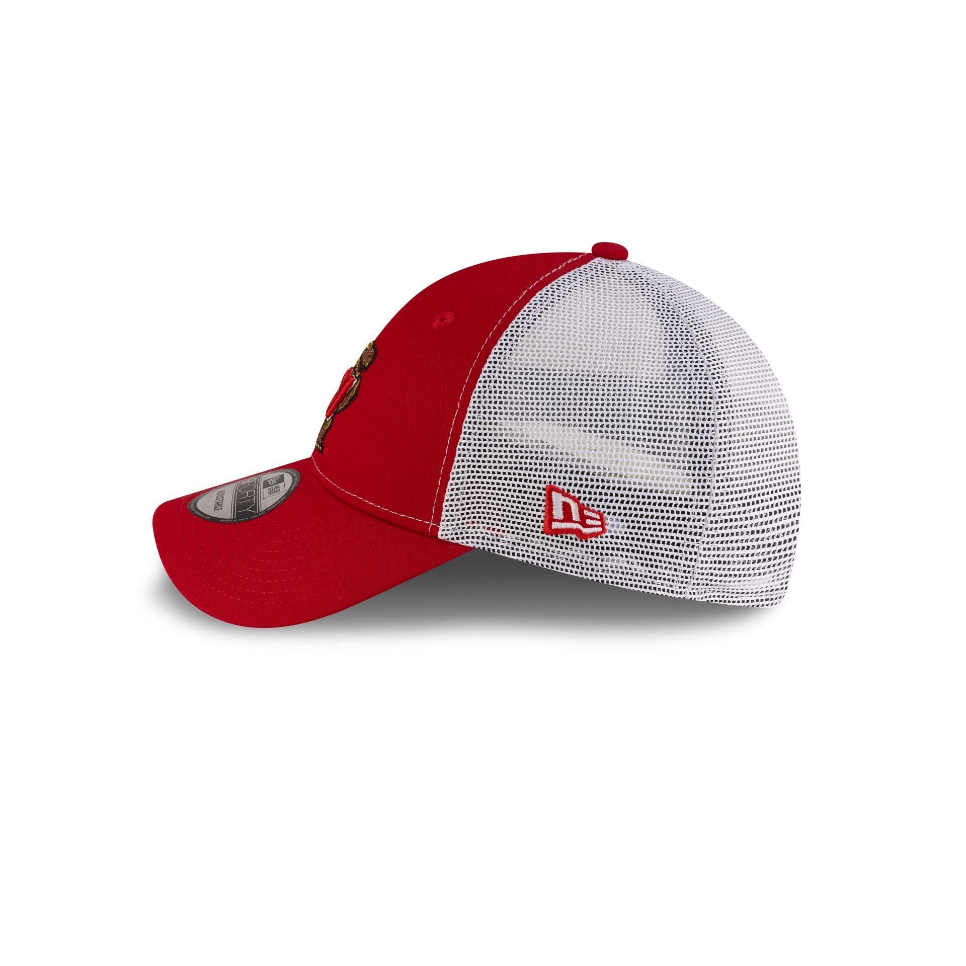 Maryland Terrapins Scarlet White Mesh 9FORTY Trucker Male Product Image