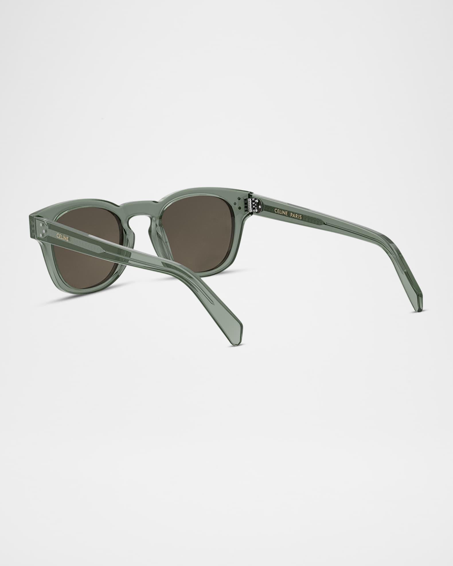 Men's Acetate Round Sunglasses Product Image
