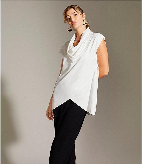 Bryn Walker French Terry Knit Long Pencil Skirt Product Image