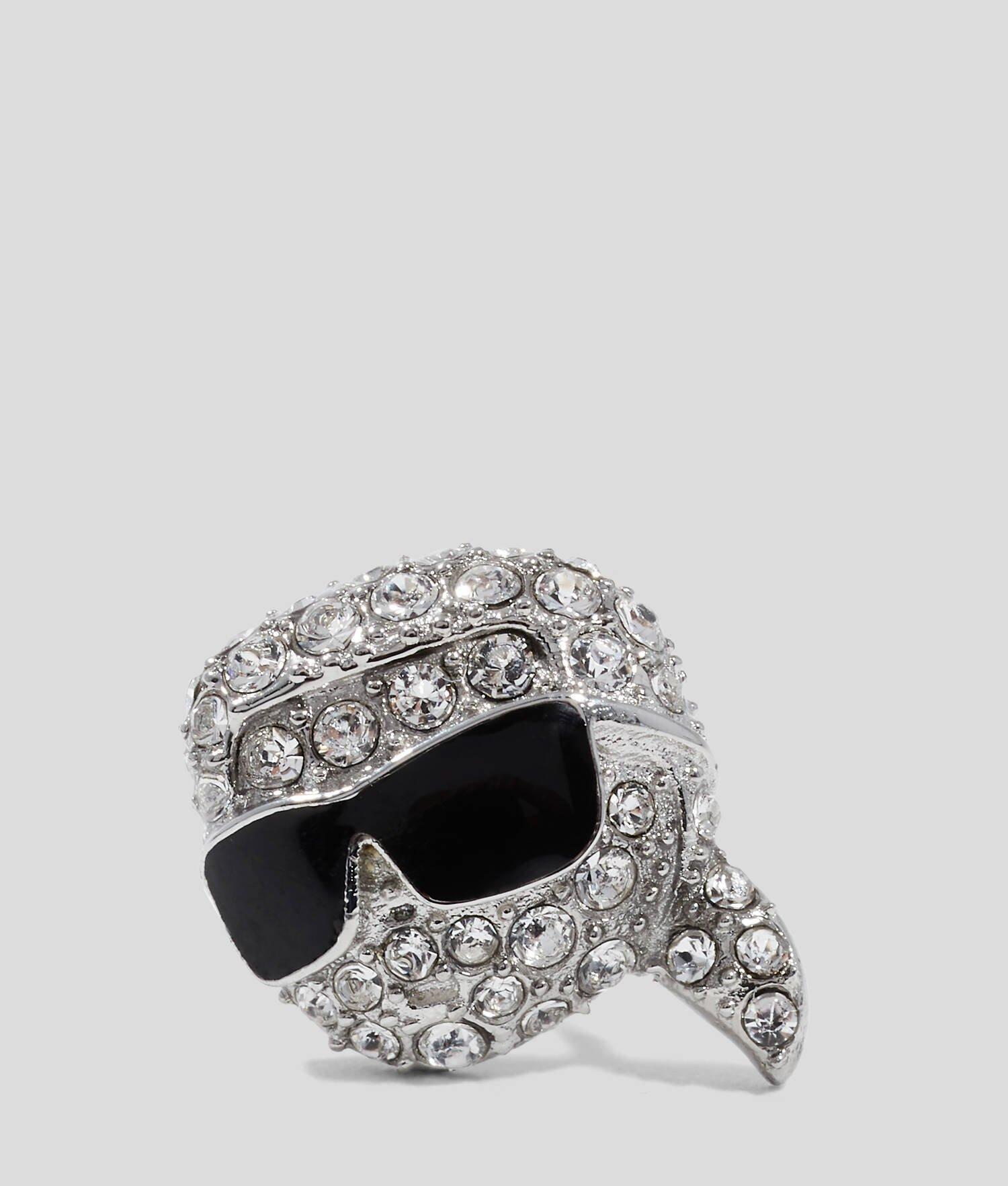 IKON PAVÉ KARL CHARM EARRINGS Product Image