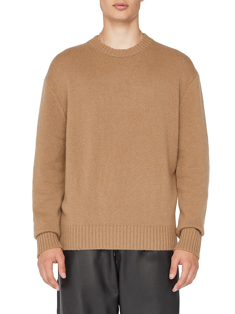 Mens Cashmere Knit Sweater Product Image