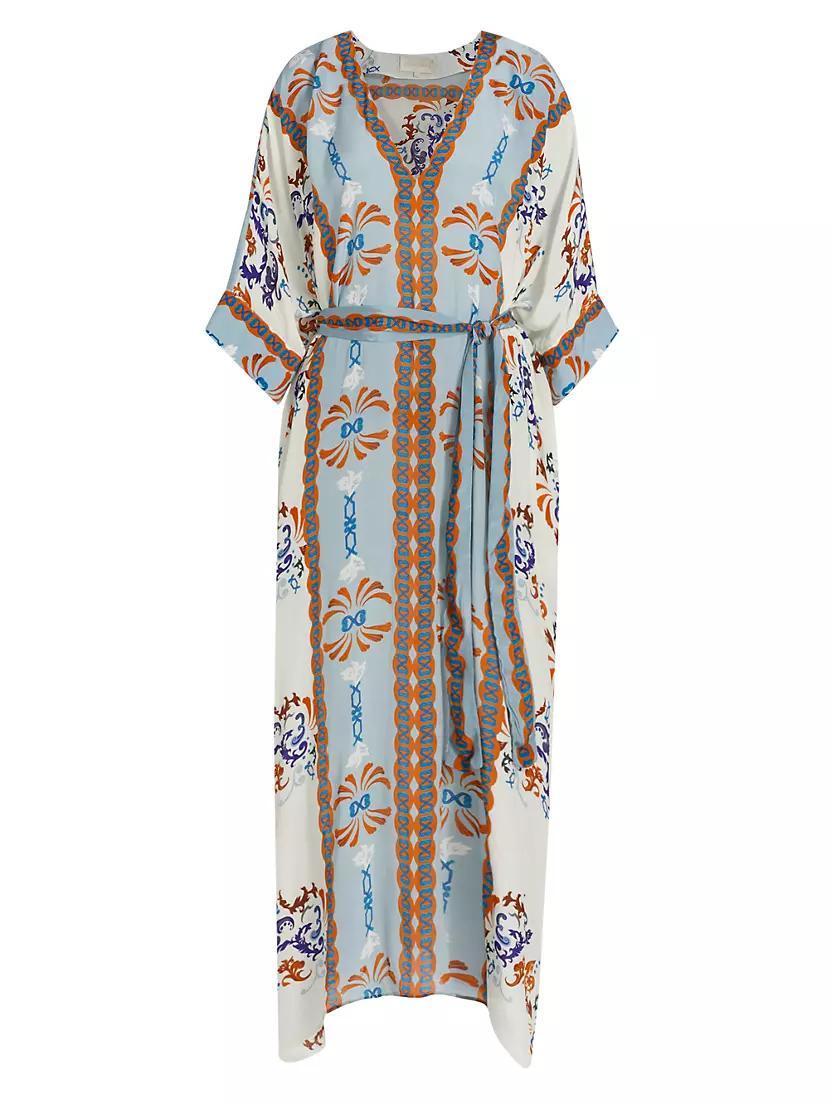 Eterna Xim Printed Caftan Dress Product Image