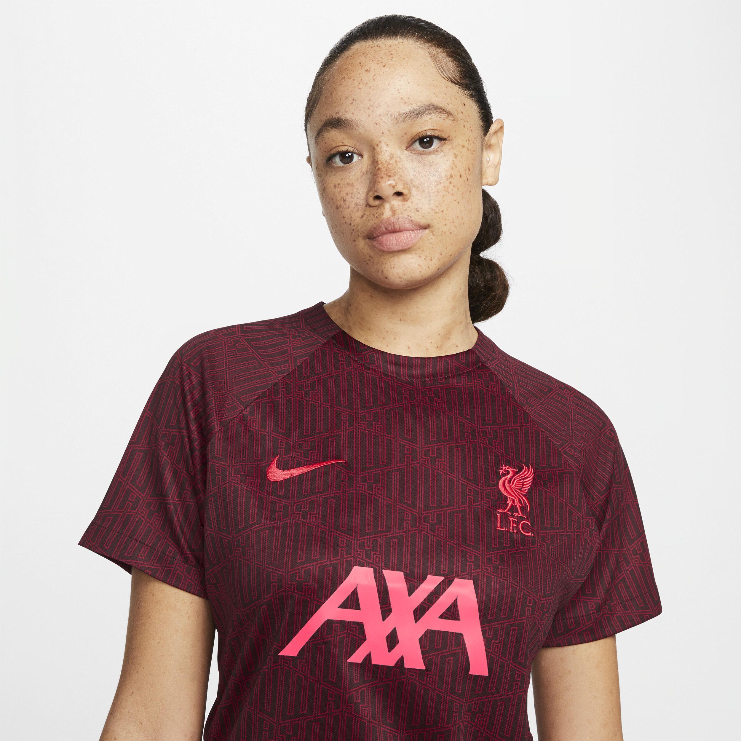 Women's Nike Burgundy Liverpool 2022/23 Pre-Match Home Performance Top, Size: XL, Lvp Med Re Product Image