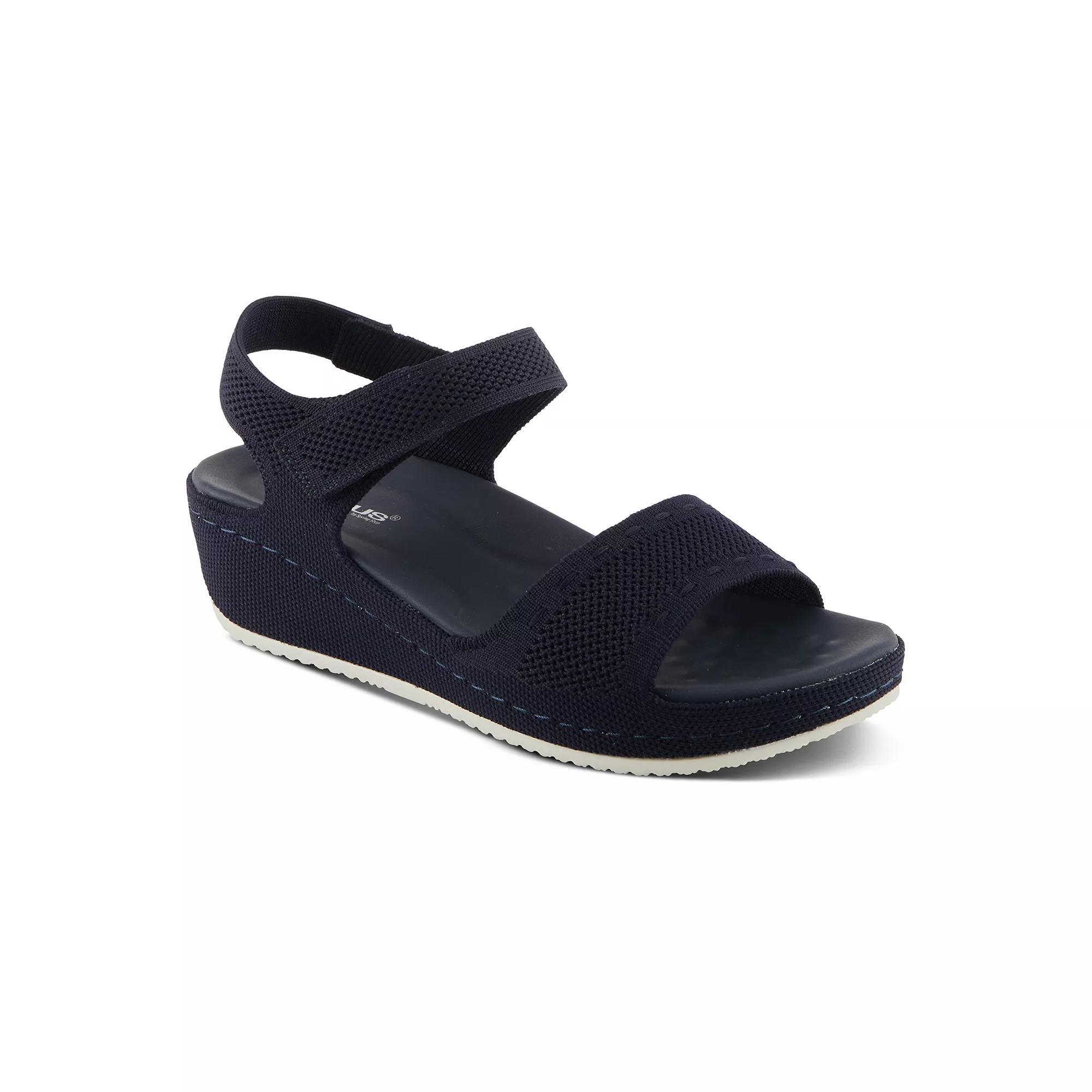 Flexus by Spring Step Meshon Women's Wedge Sandals, Size: 40, Blue Product Image