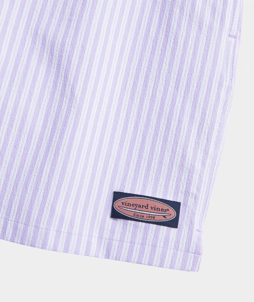 7 Inch Seersucker Chappy Swim Trunks Product Image