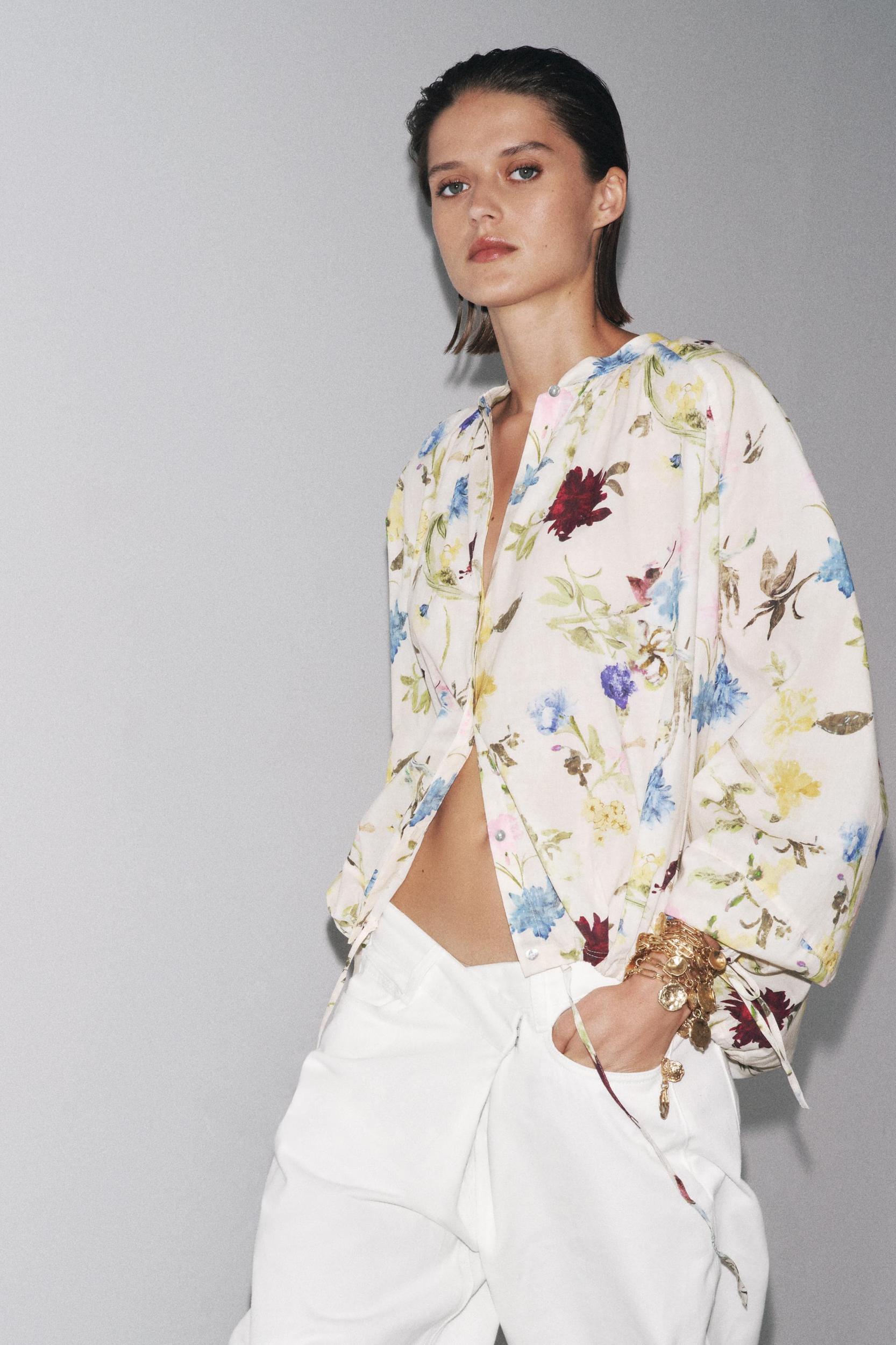 ZW COLLECTION FLORAL PRINT SHIRT Product Image