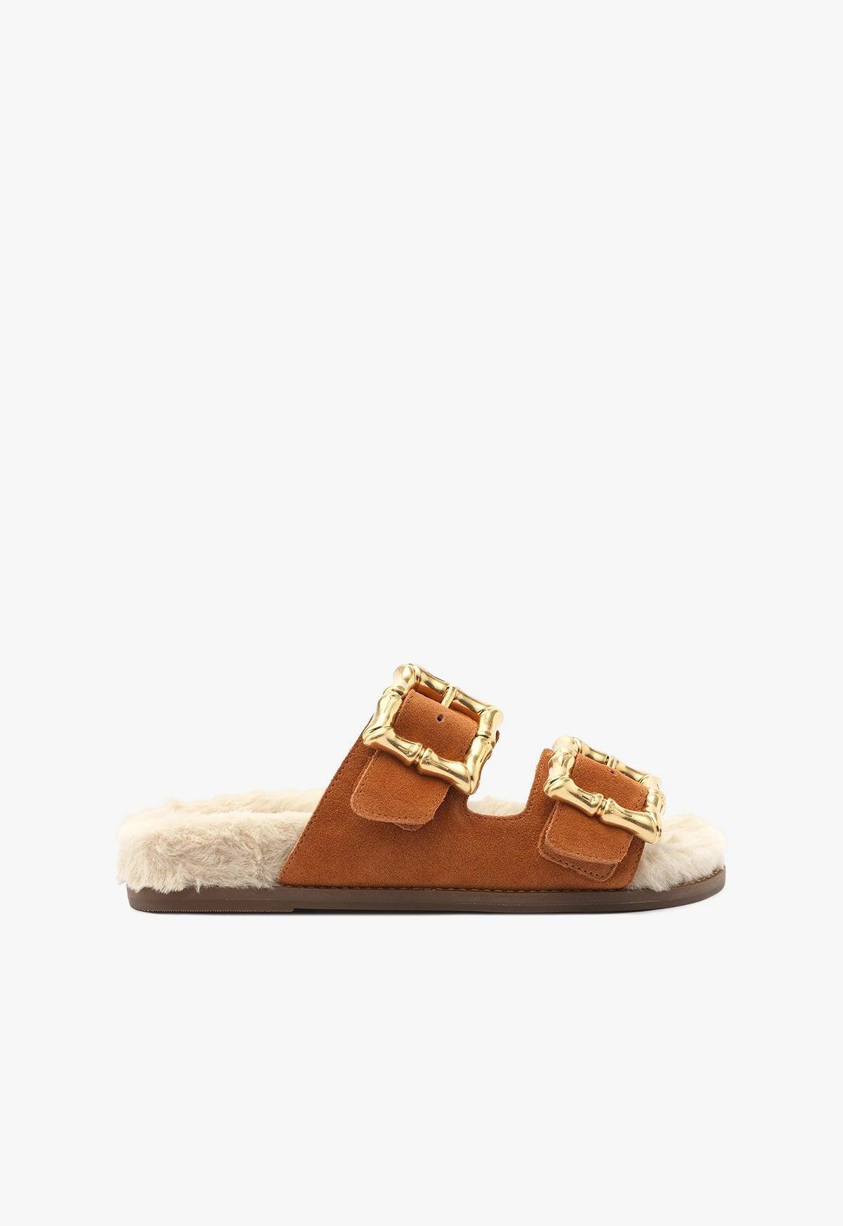 Enola Weekend Sporty Cow Suede Sandal Product Image