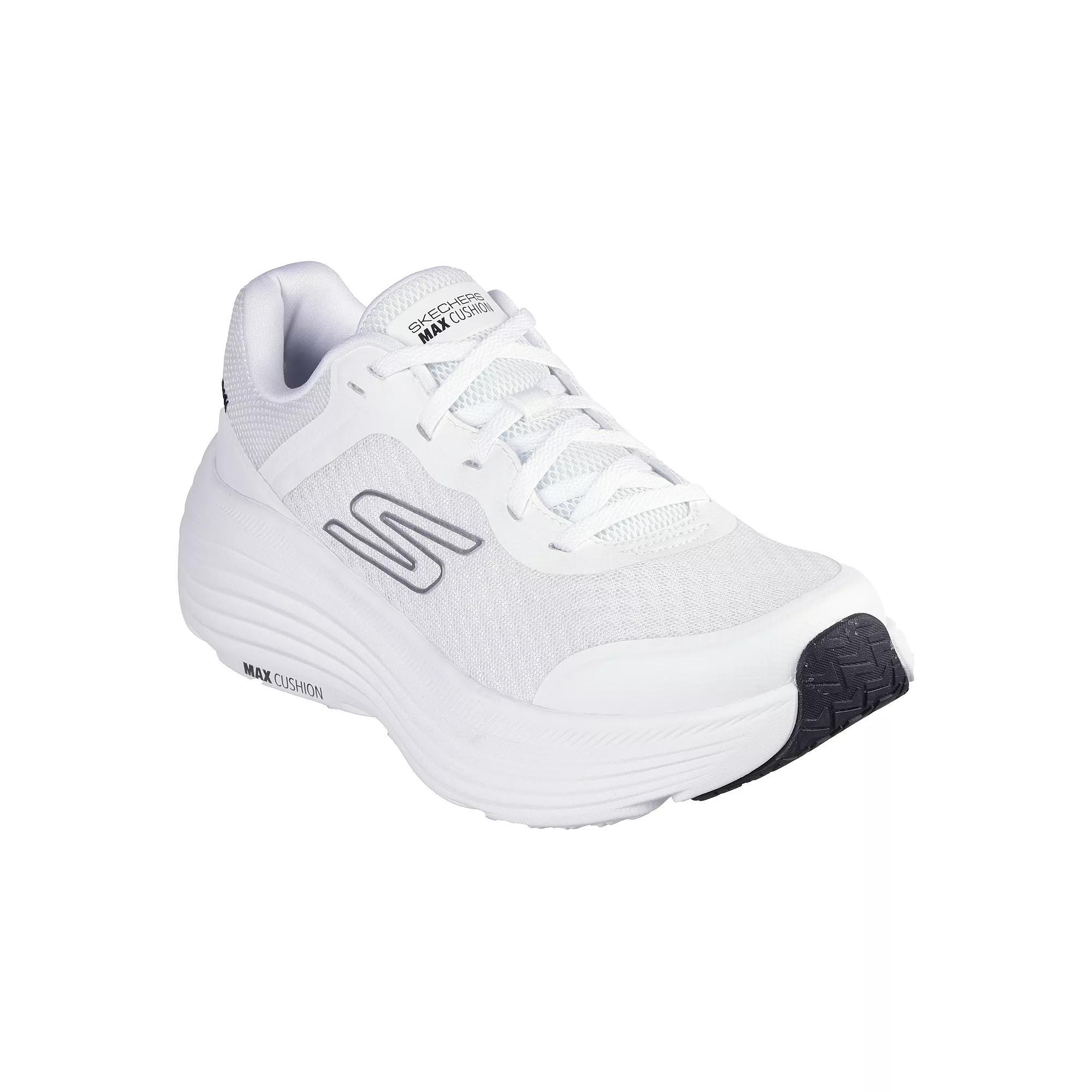 Skechers Max Cushioning Endeavour™ Canova Women's Sneakers, Size: 6.5, White Black Product Image