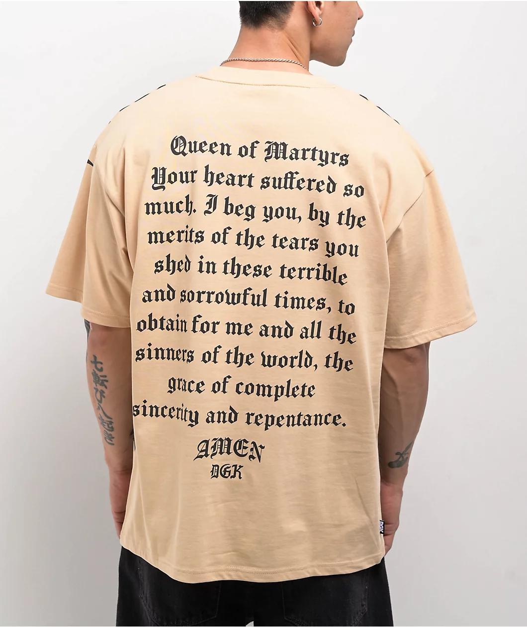 DGK Grace Tan T-Shirt Product Image