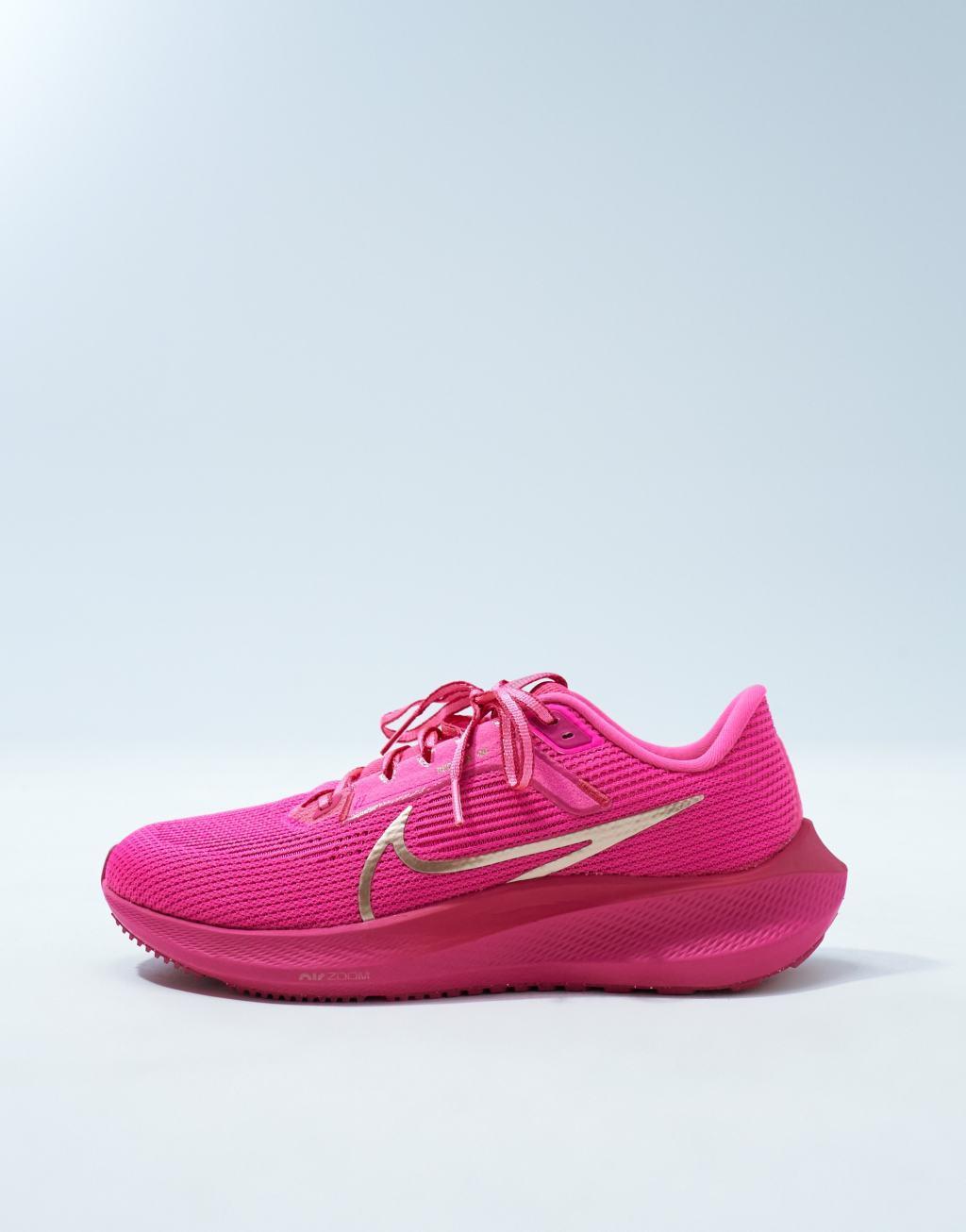 Nike Running Air Zoom Pegasus 40 sneakers in fierce pink Product Image