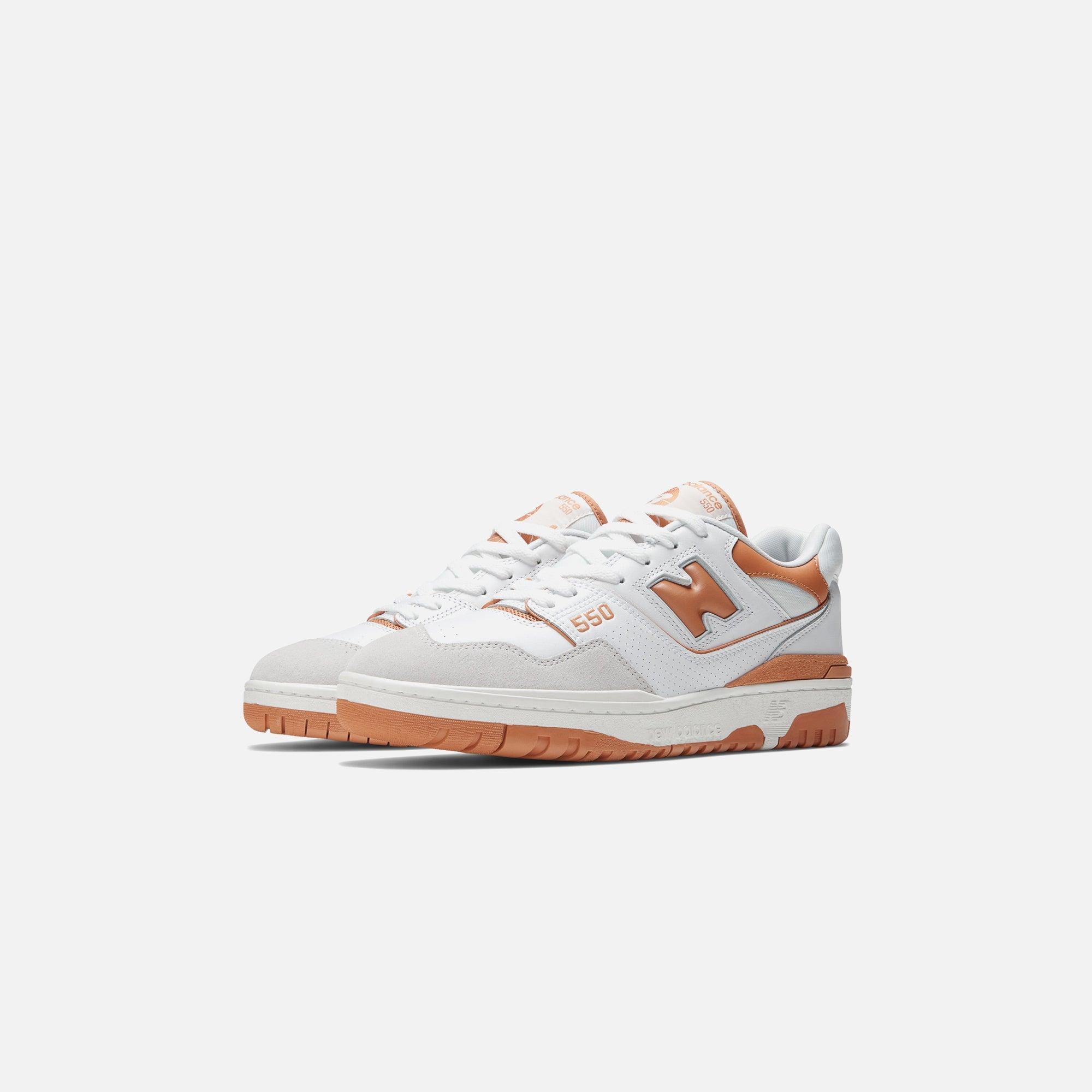 New Balance 550 - Orange / White Male Product Image