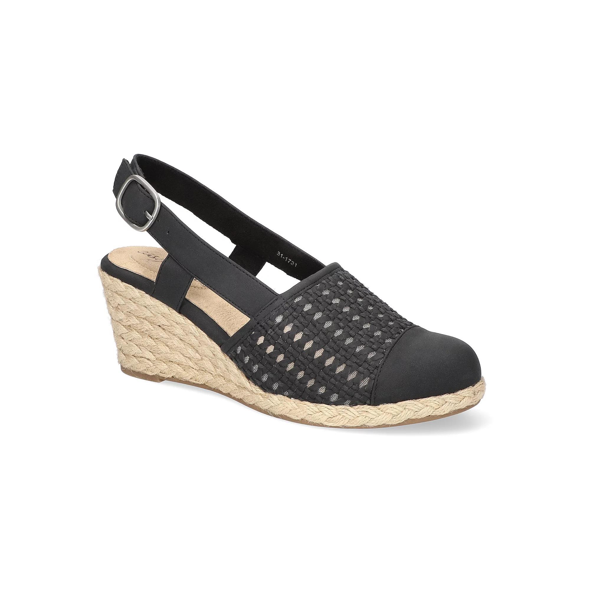 Easy Street Taffy Womens Slingback Espadrille Wedges Product Image