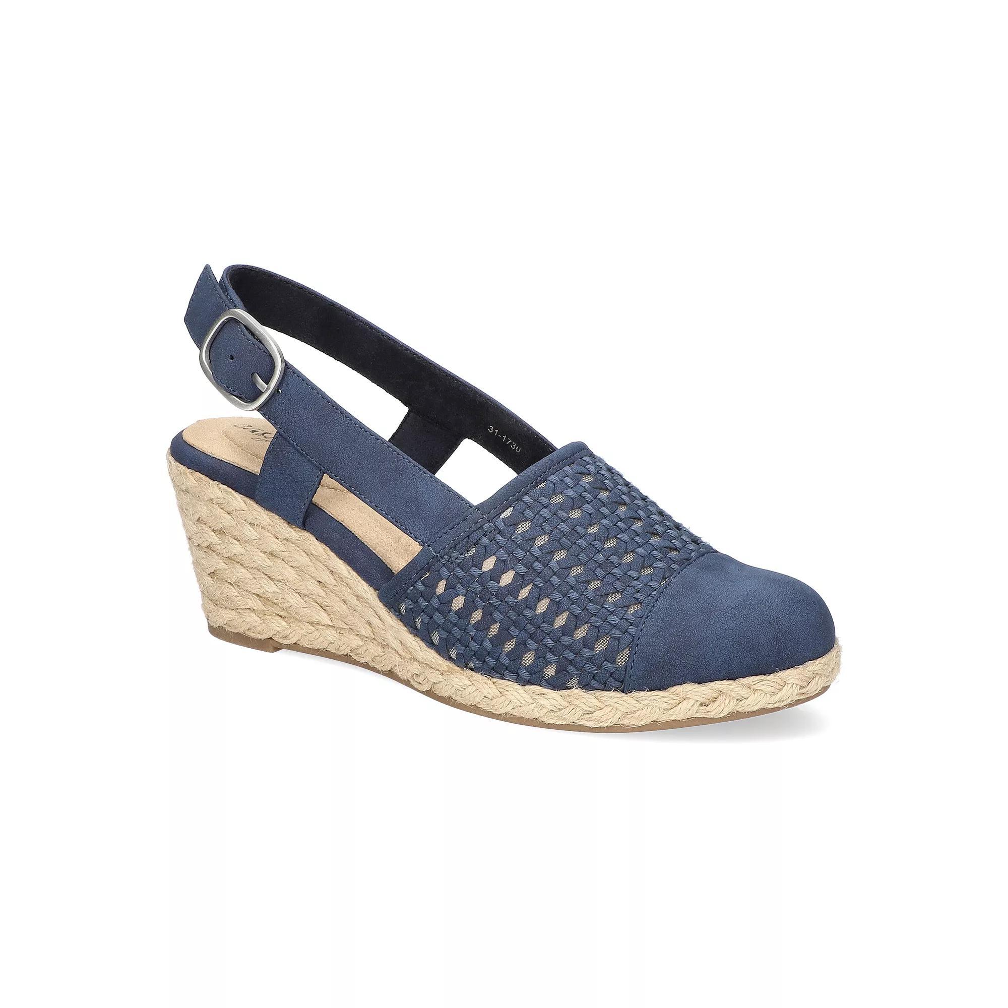 Easy Street Taffy Womens Slingback Espadrille Wedges Product Image