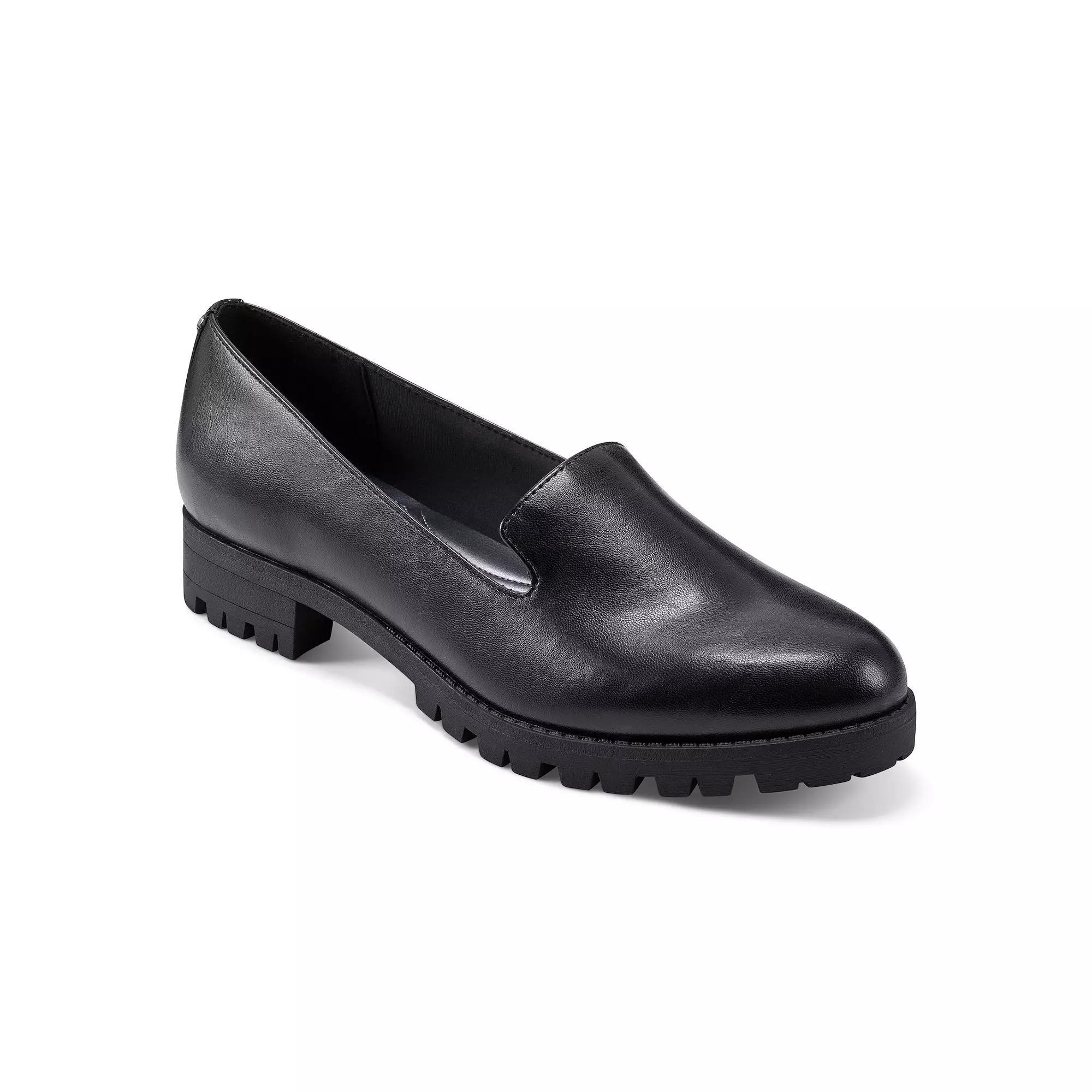 Easy Spirit Geva Women's Slip-On Casual Shoes, Size: 9, Black Croco Product Image