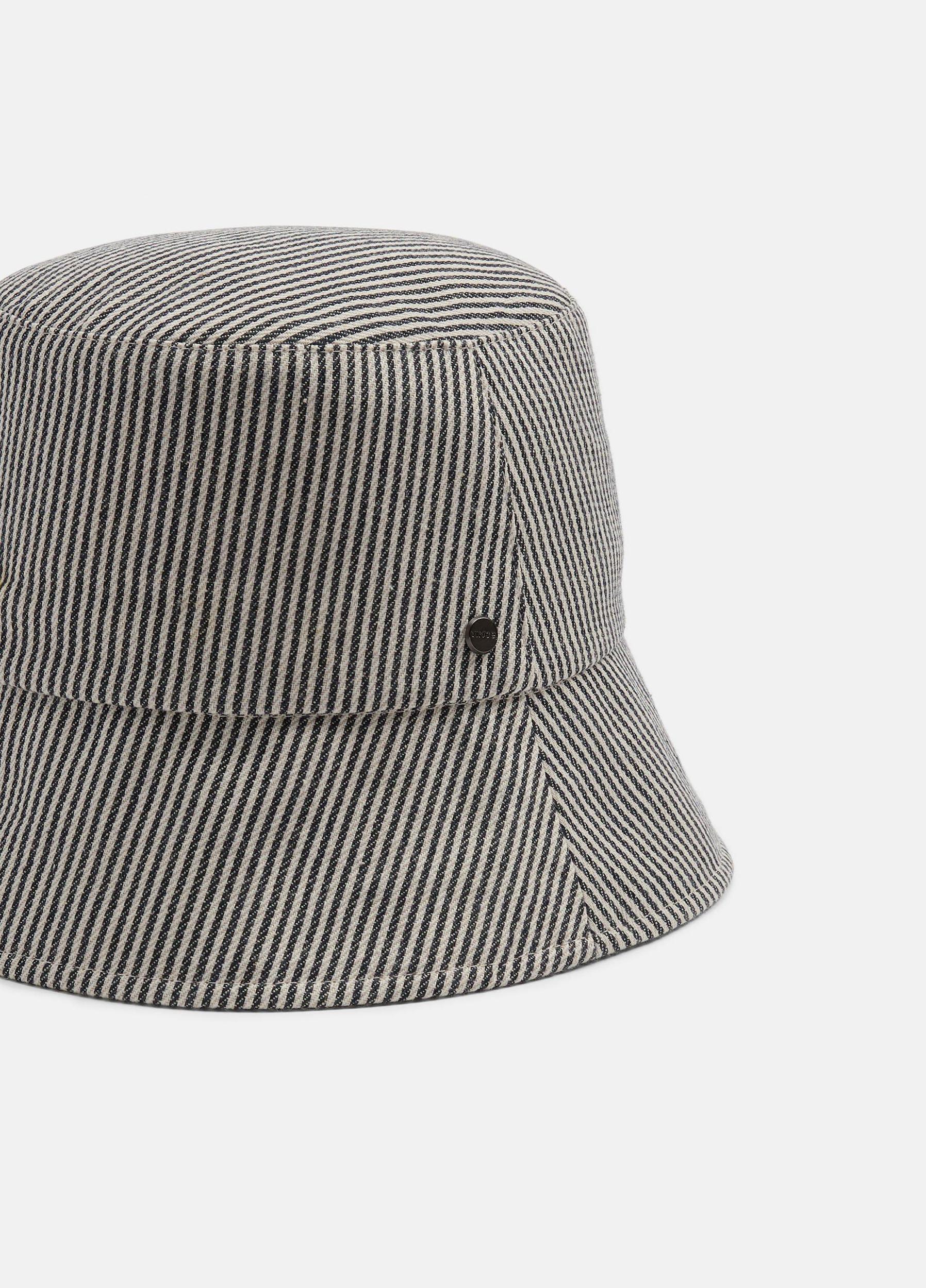 Stripe Cotton Canvas Bucket Hat Product Image