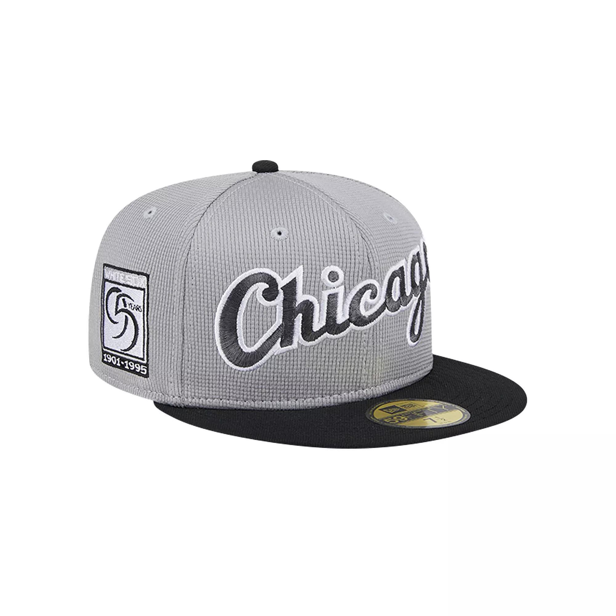 Men's New Era Gray Chicago White Sox Pivot Mesh 59FIFTY Fitted Hat, Size: 7 1/8, Grey Product Image