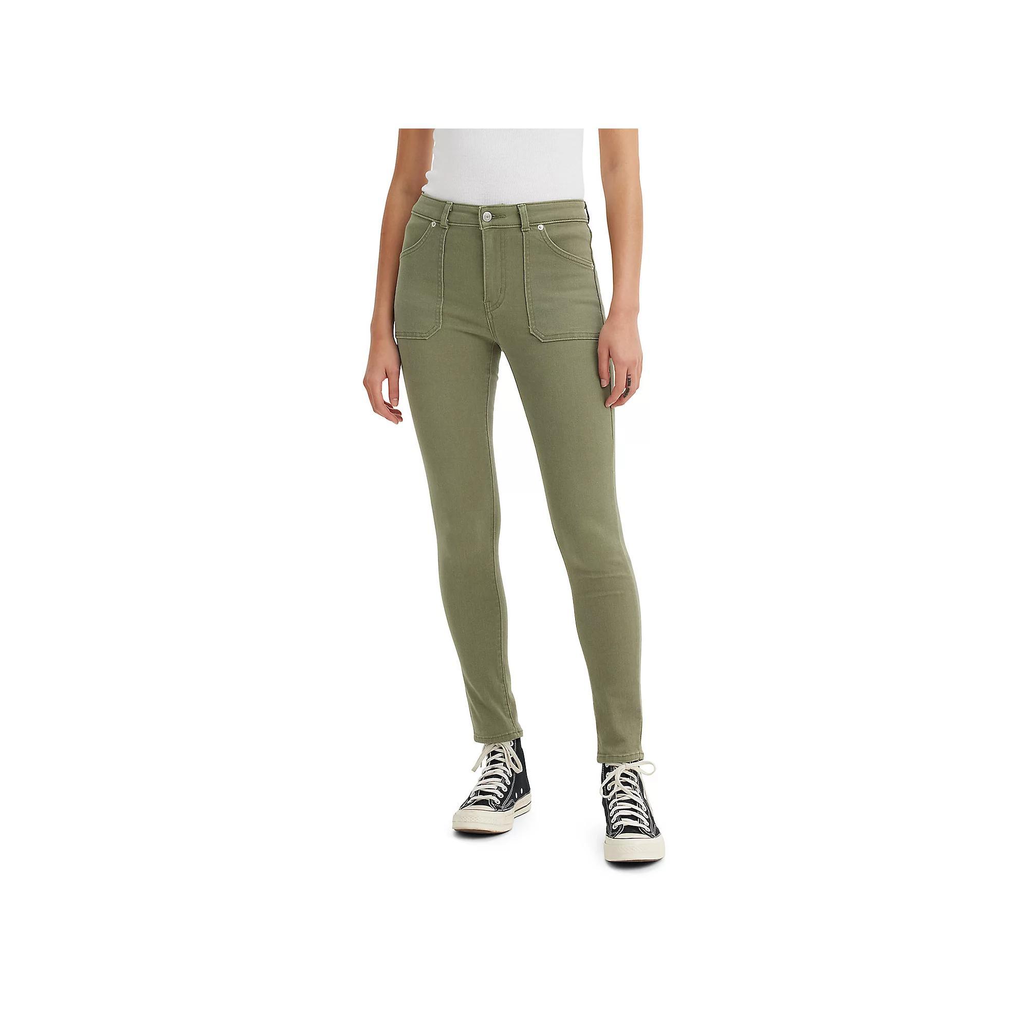 Women's Levi's® 721™ High Rise Skinny Jeans, Size: 31(US 12)Medium, Deep Lichen Green Product Image
