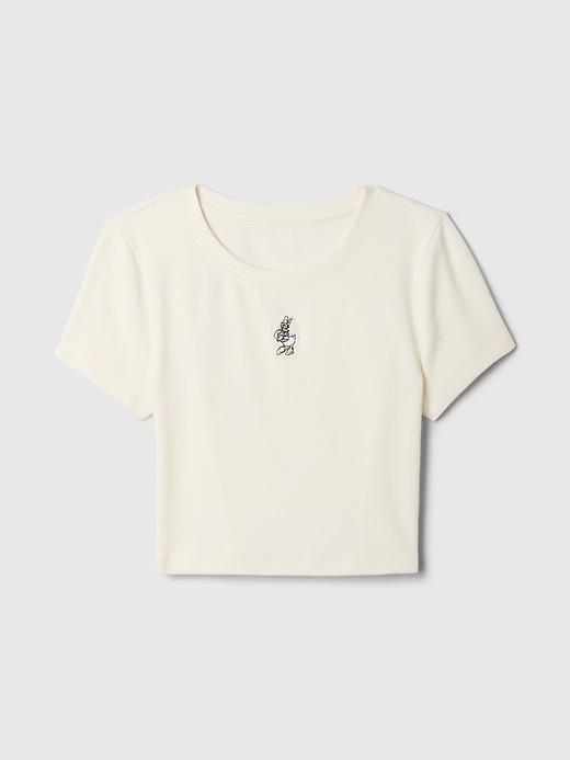 Gap × Disney Cropped Crewneck T-Shirt Product Image