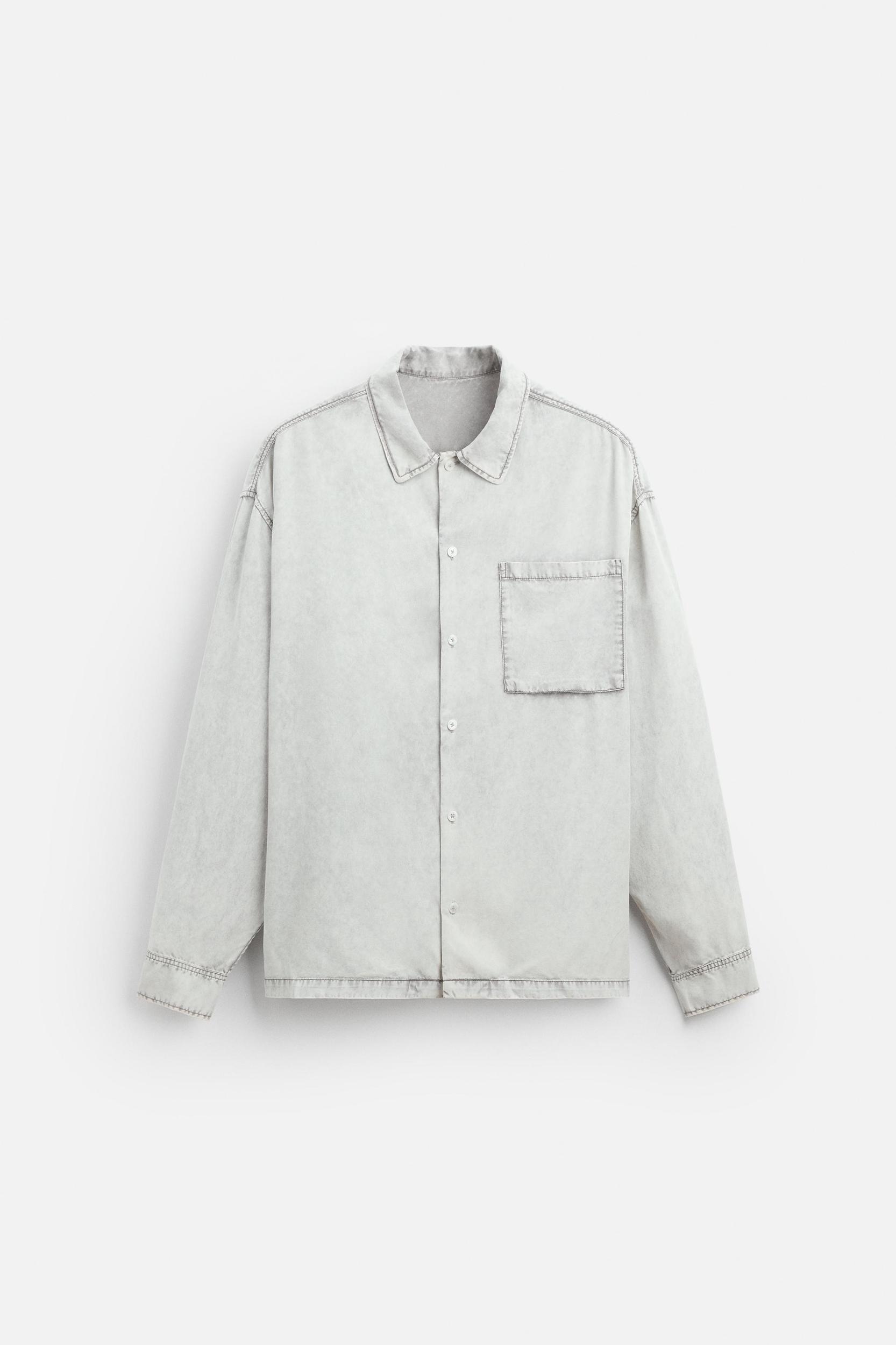 WASHED LYOCELL SHIRT Product Image