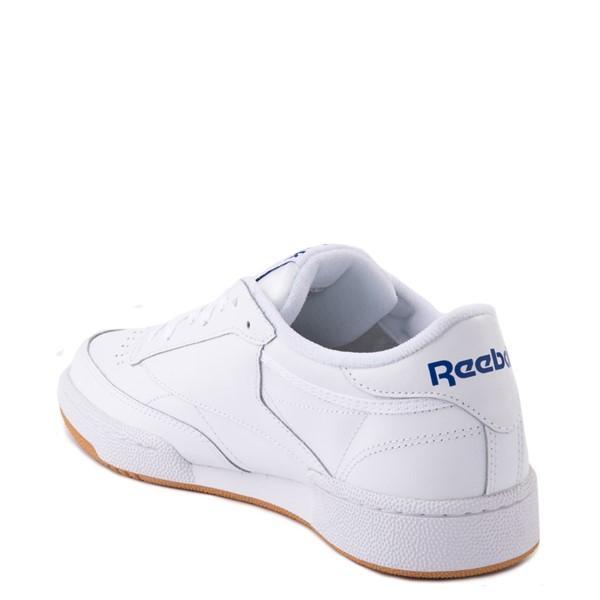 Mens Reebok Club C 85 Athletic Shoe - White / Royal Blue / Gum Product Image