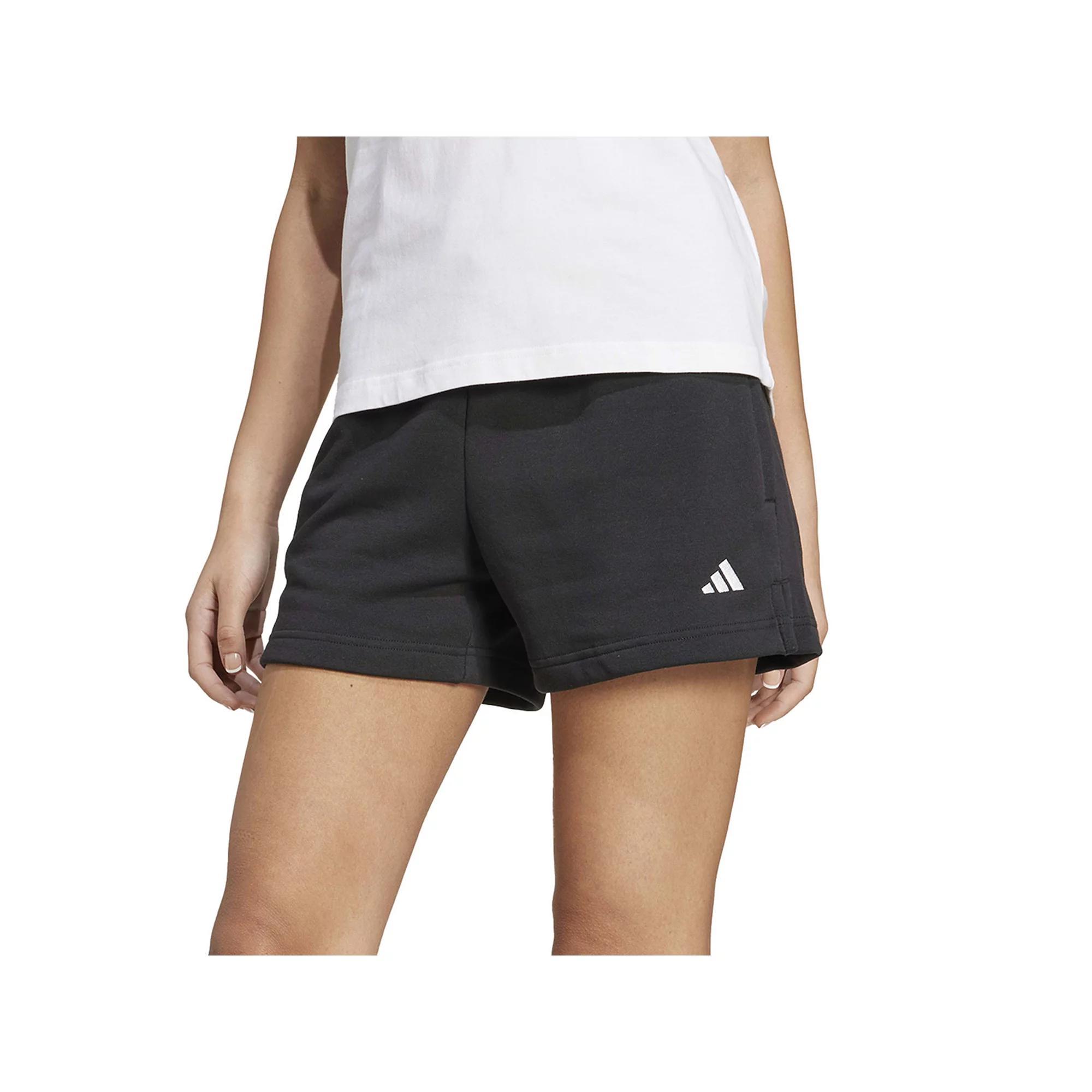 Womens adidas Feel Cozy Essentials Fleece Sportswear Shorts Product Image