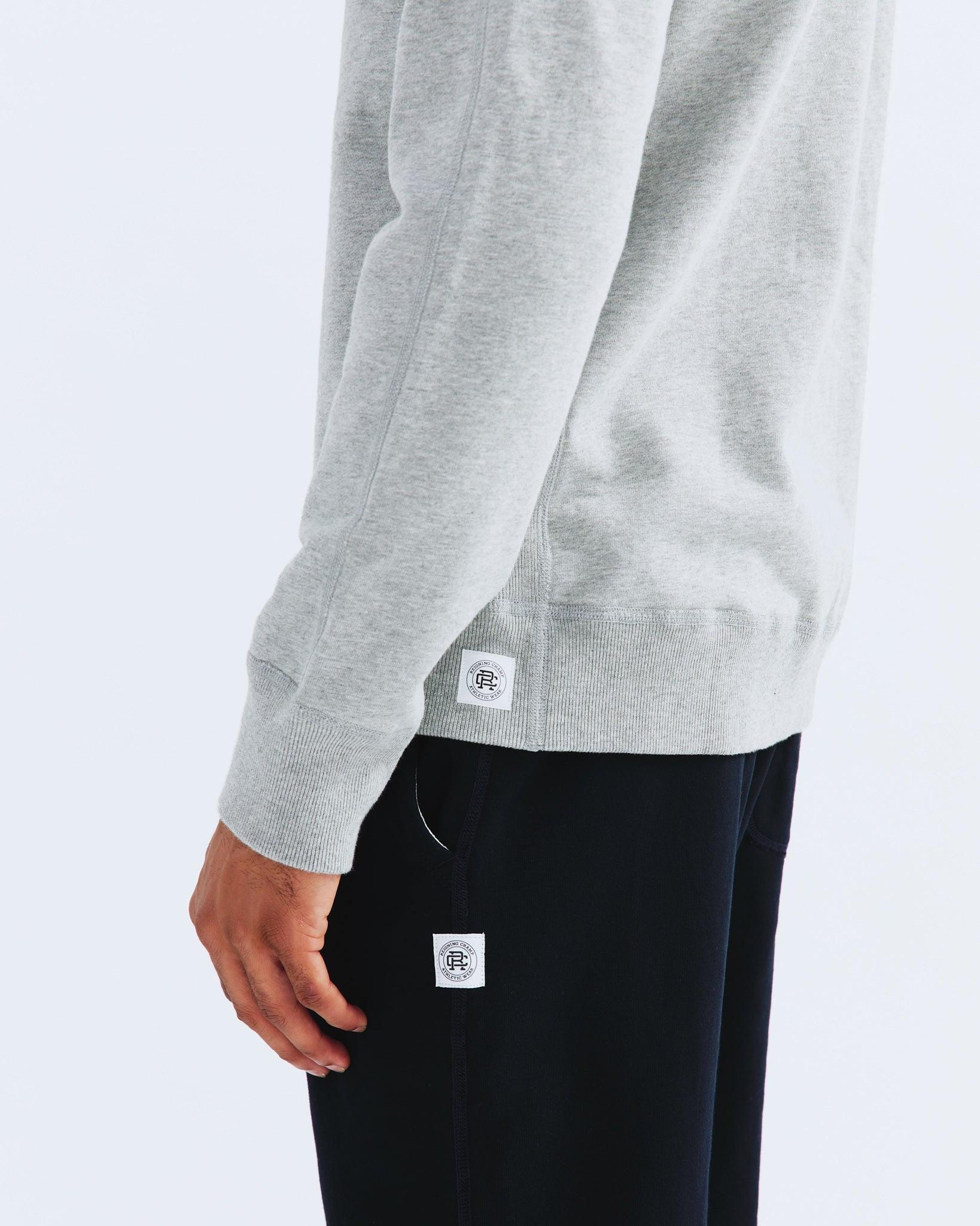 Midweight Terry Slim Crewneck Male Product Image