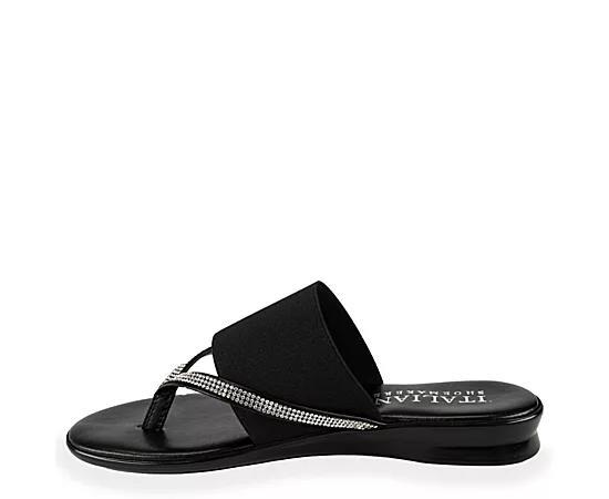 Italian Shoemakers Sorbi Women's Thong Sandals, Size: 9, Black Product Image