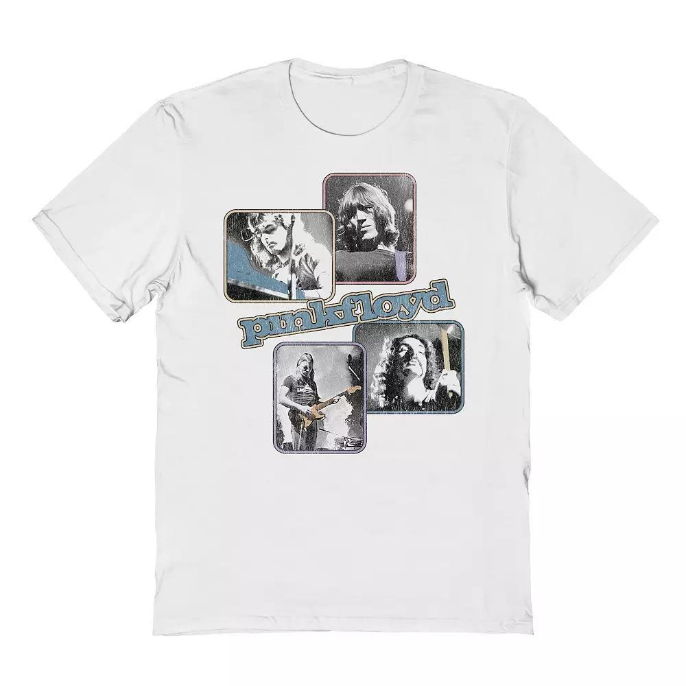 Men's Pink Floyd Boxed Up Graphic Tee, Size: Large, White Product Image