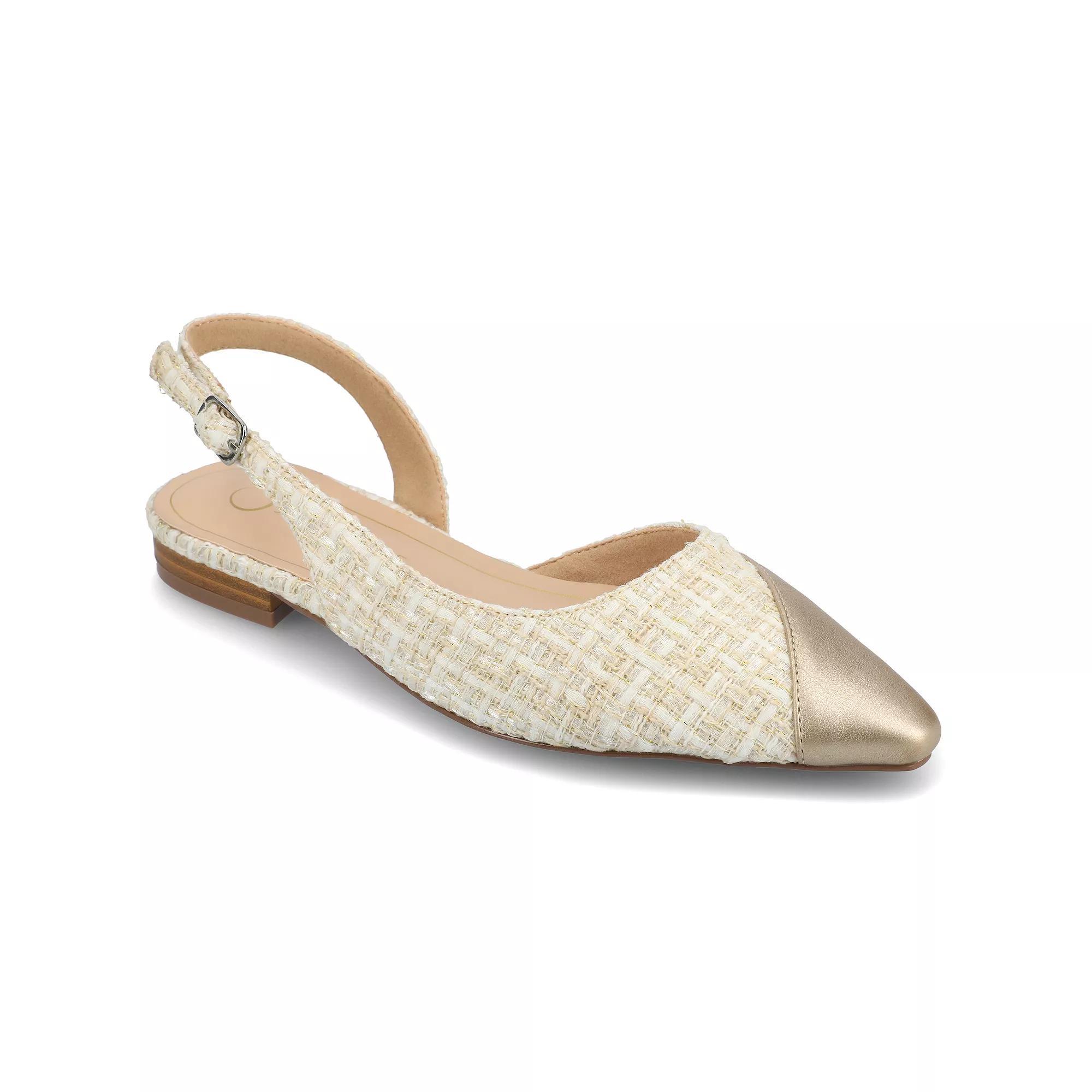 Journee Tru Comfort Foam Daphnne Womens Flats Beige Product Image