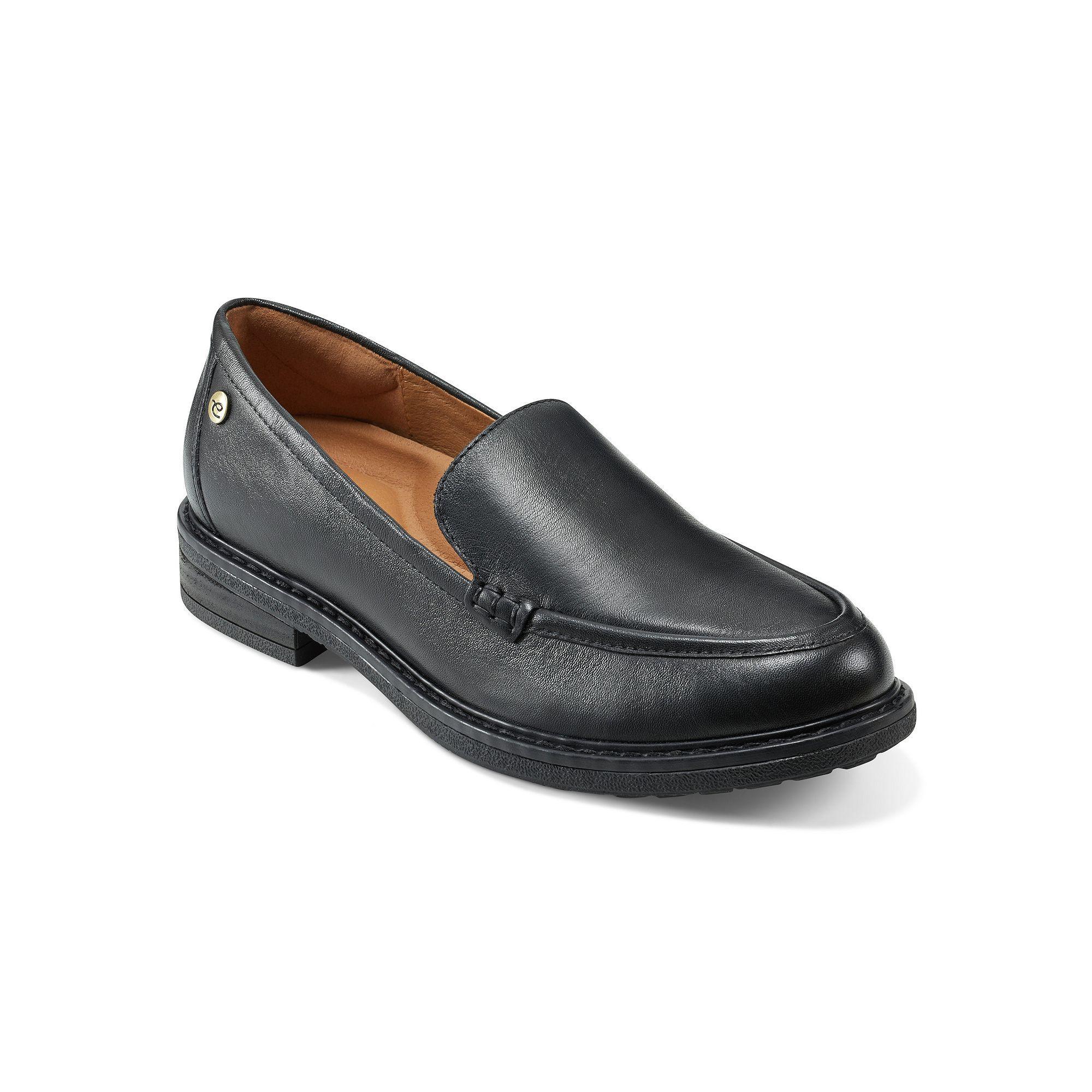 Easy Spirit Jaylin Women's Tailored Loafers, Size: 7.5, Black Leather Product Image