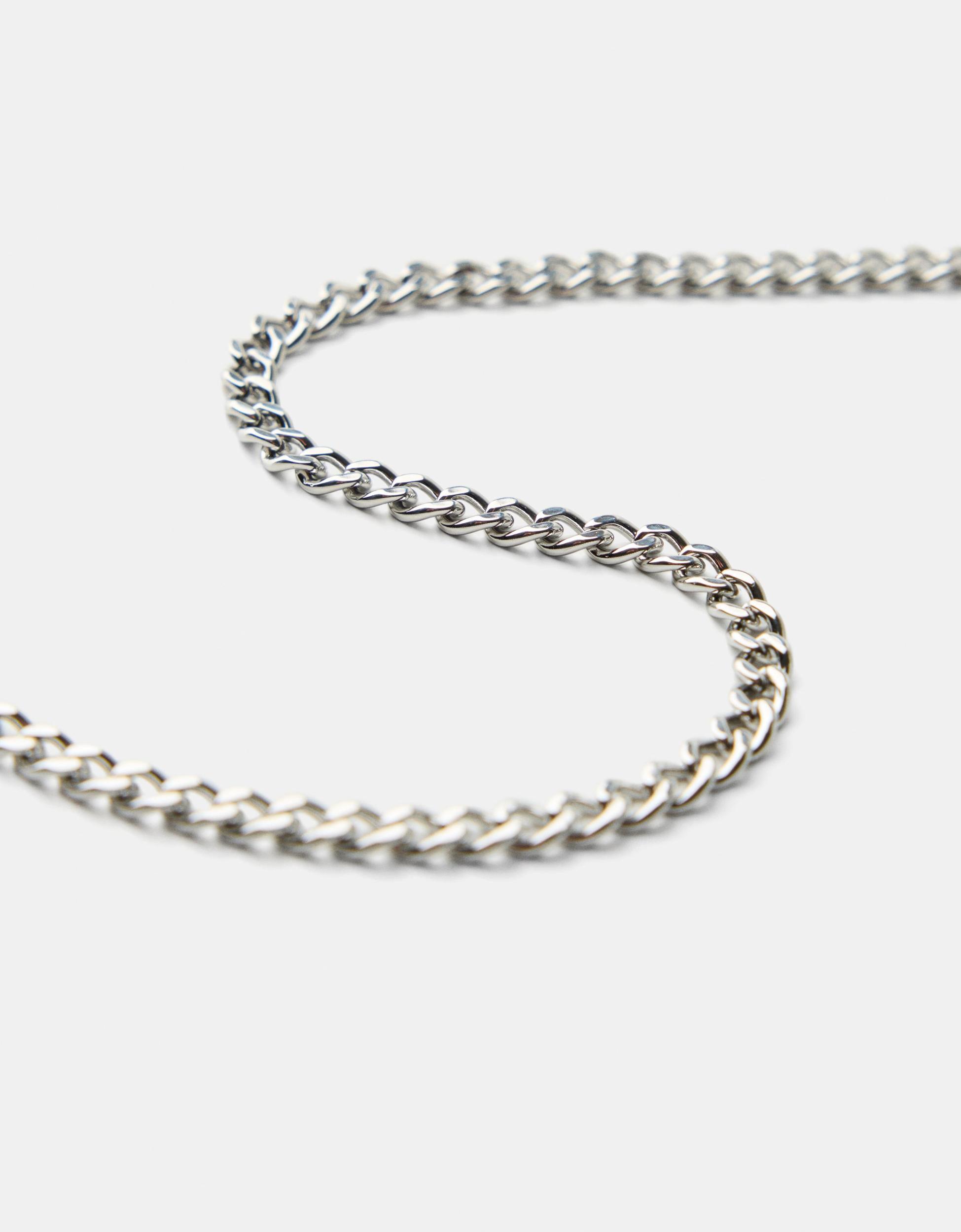 Stainless steel chain link necklace Product Image