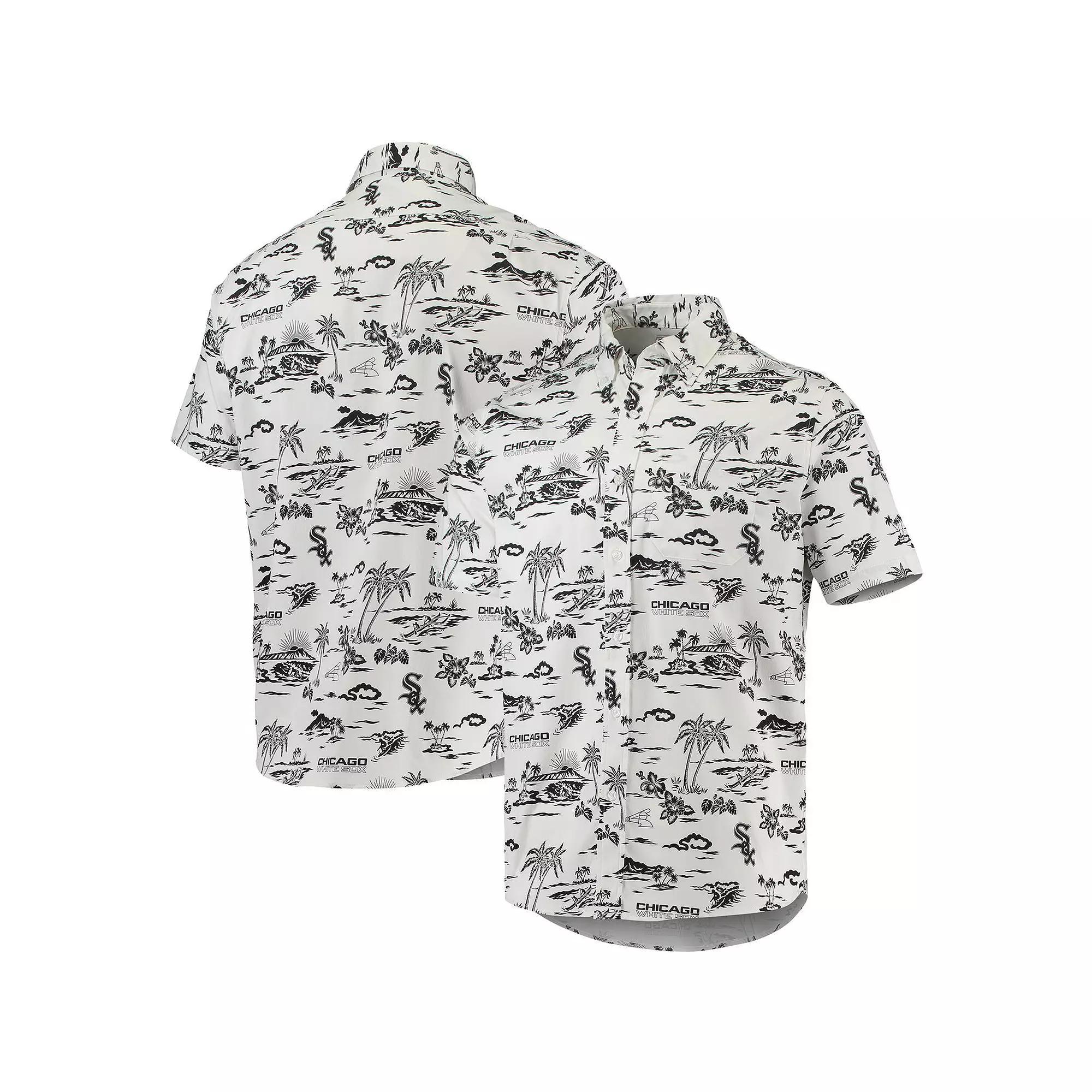 Men's Reyn Spooner White Chicago White Sox Kekai Performance Button-Up Shirt, Size: XL Product Image