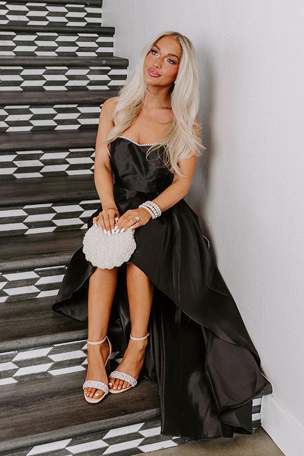 Red Carpet Moment High-Low Dress Product Image