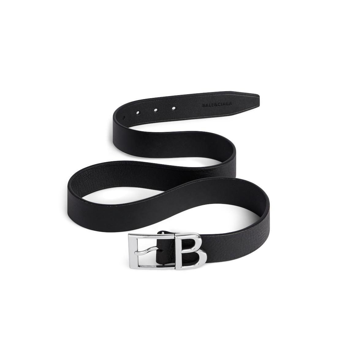 Men's Classic B Belt  in Black Product Image