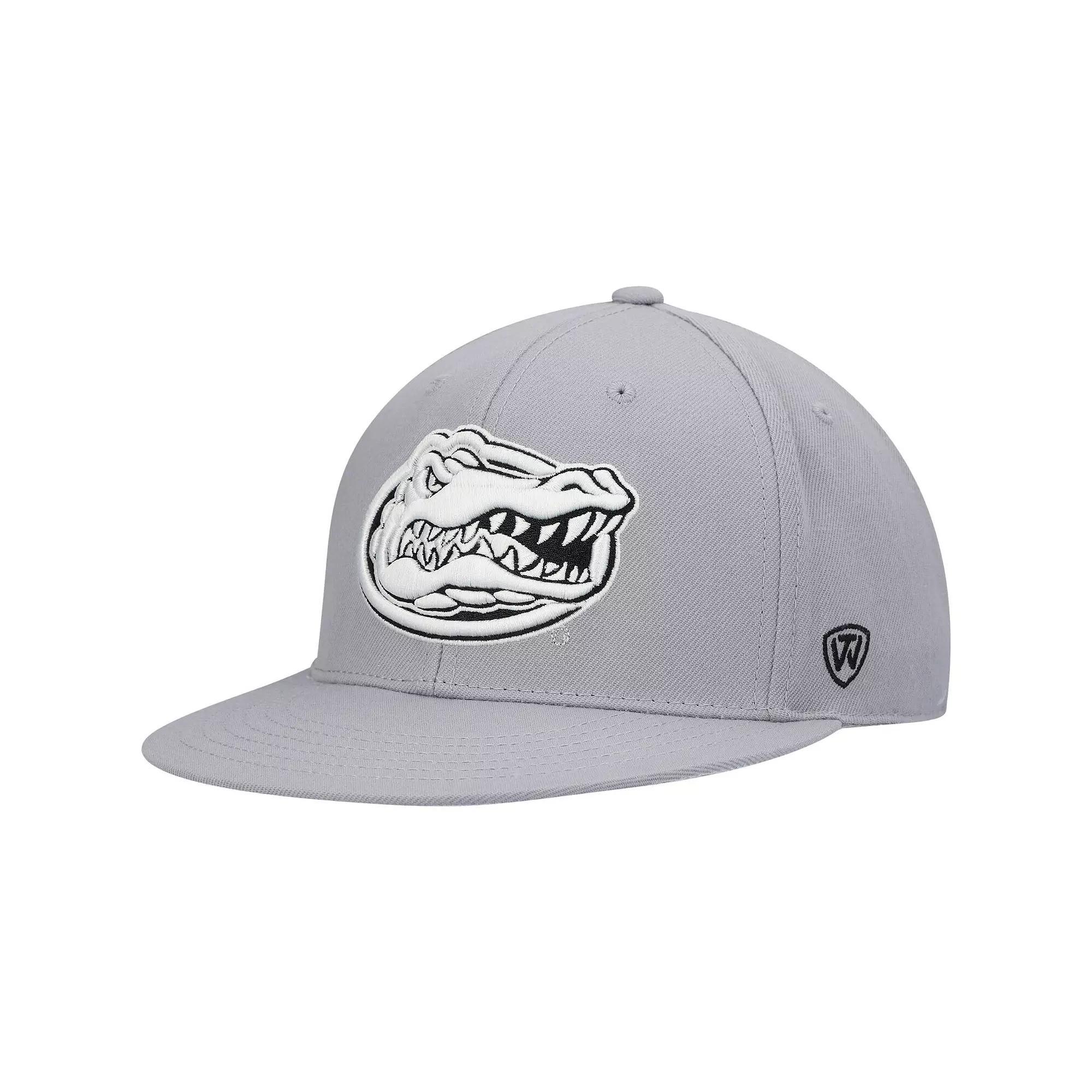 Men's Top of the World Gray Florida Gators Fitted Hat, Size: 7 5/8, Grey Product Image