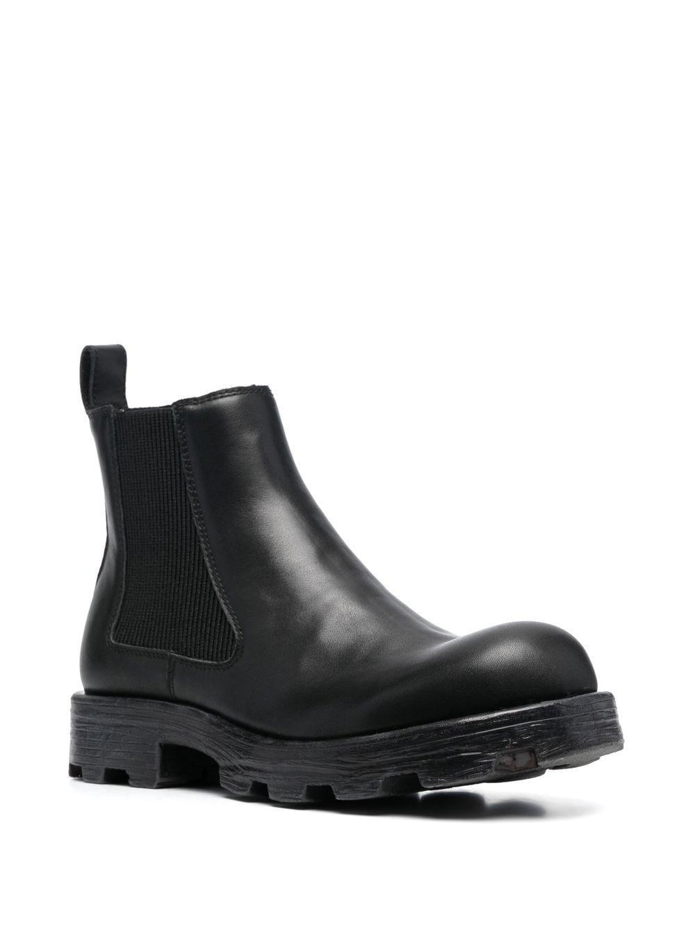 Leather Chelsea Boots In Black Product Image
