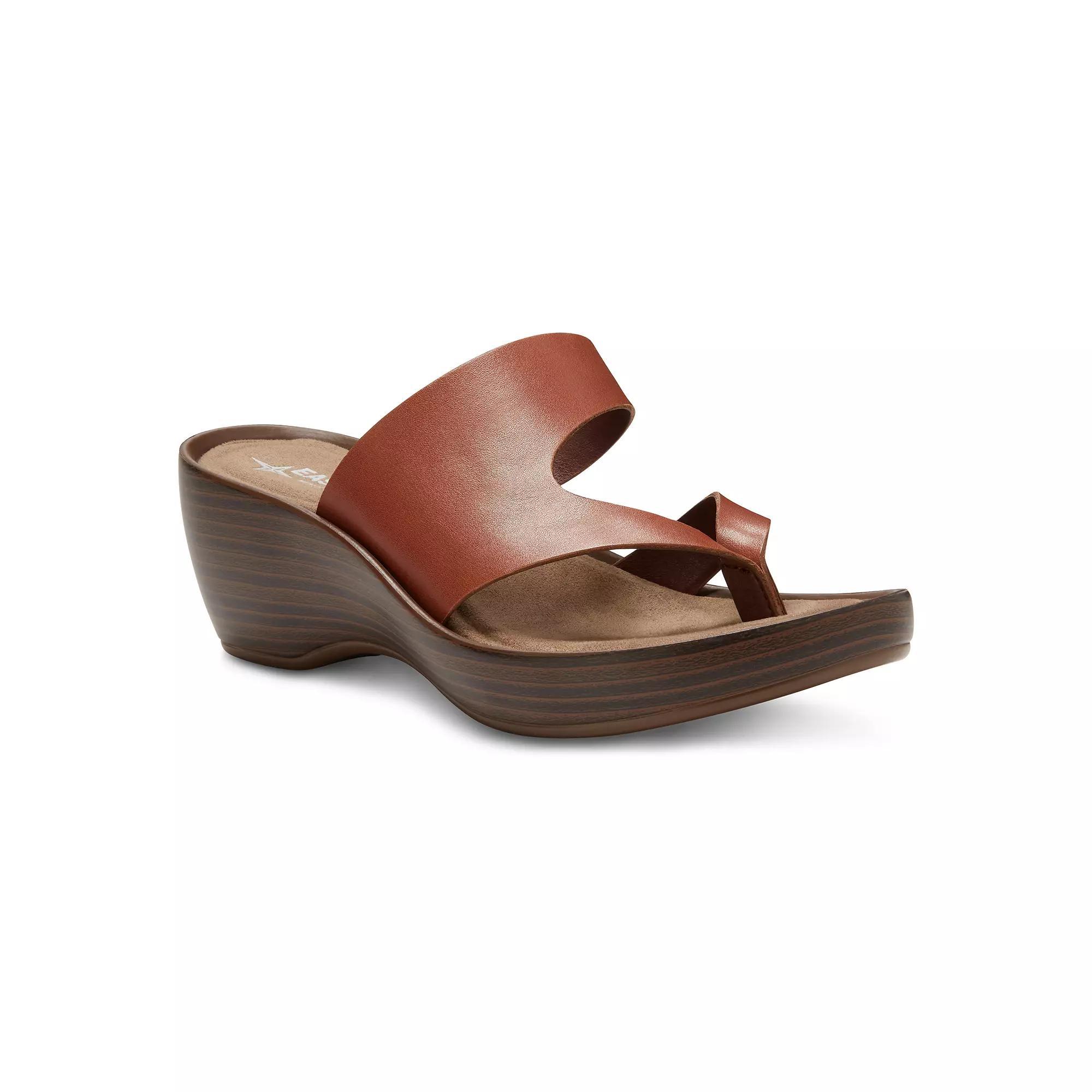 Eastland Laurel Womens Leather Thong Sandals Product Image