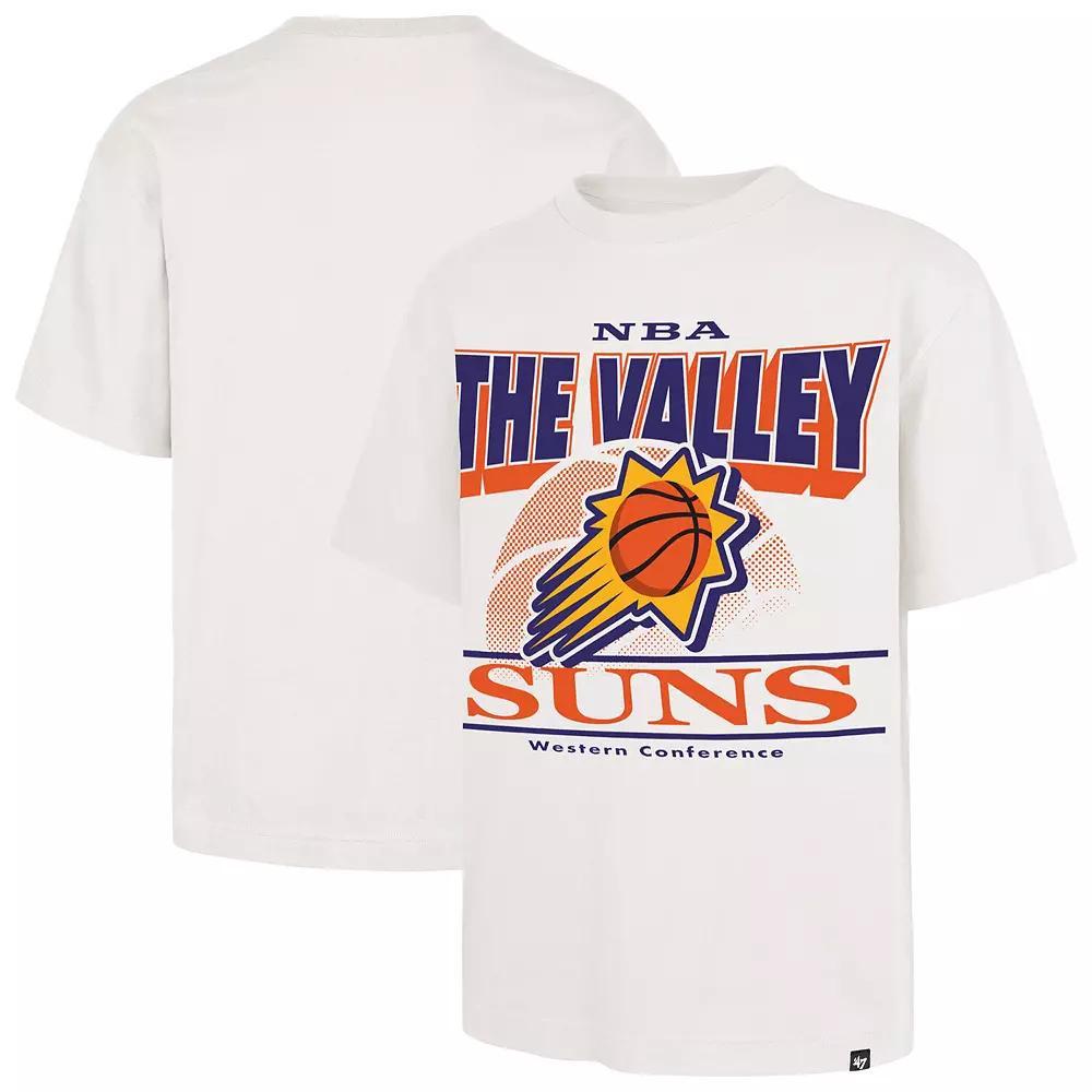 Men's '47  White Phoenix Suns City Edition Shifty Foundation T-Shirt, Size: 2XL, Phx White Product Image