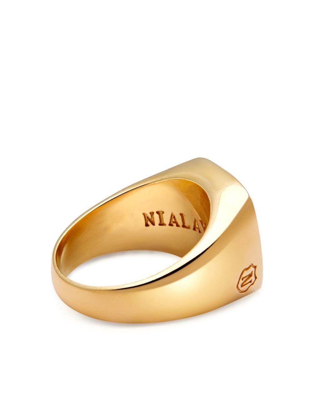 blue lapis signet ring Product Image