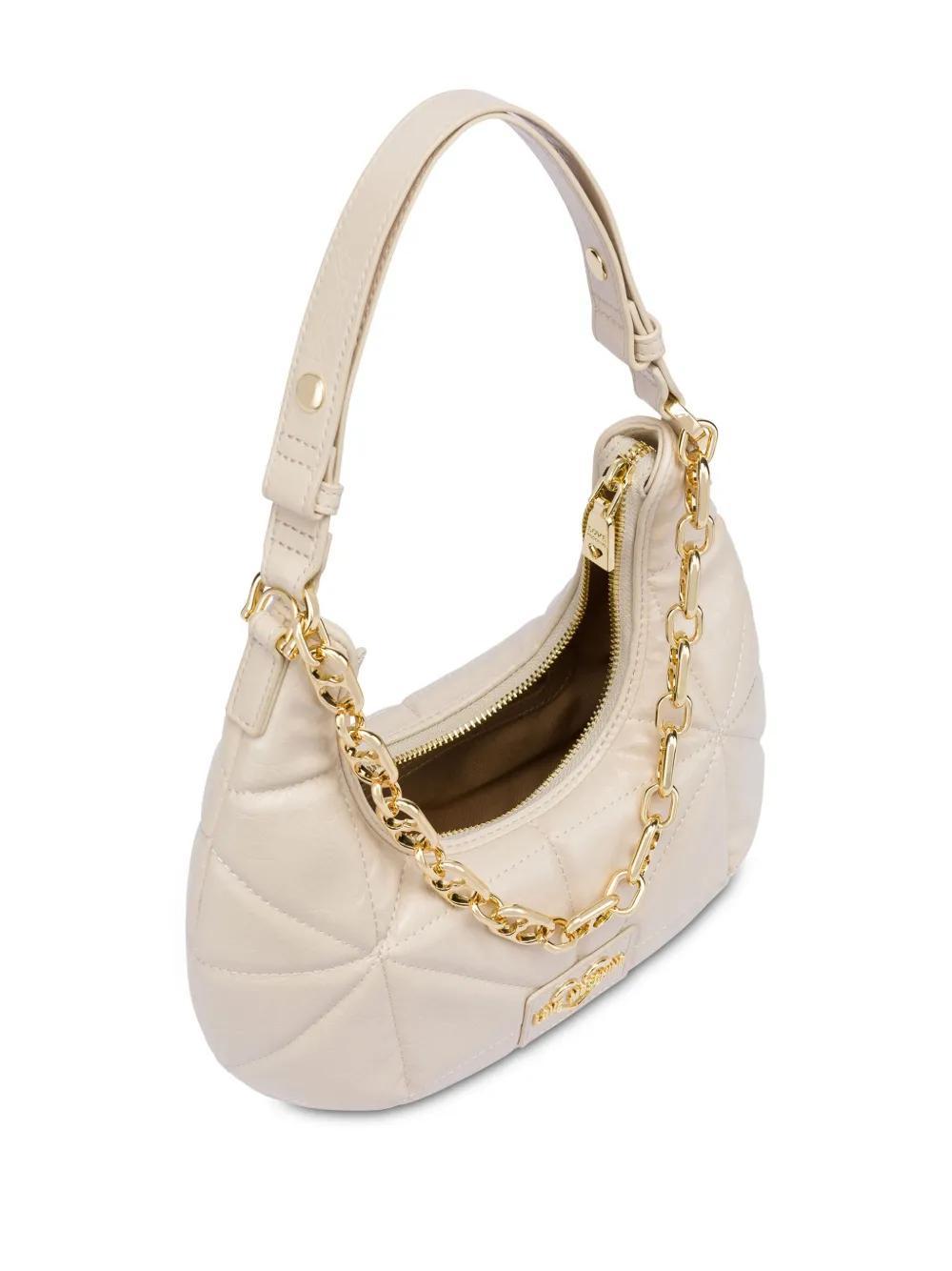 logo-plaque quilted shoulder bag Product Image
