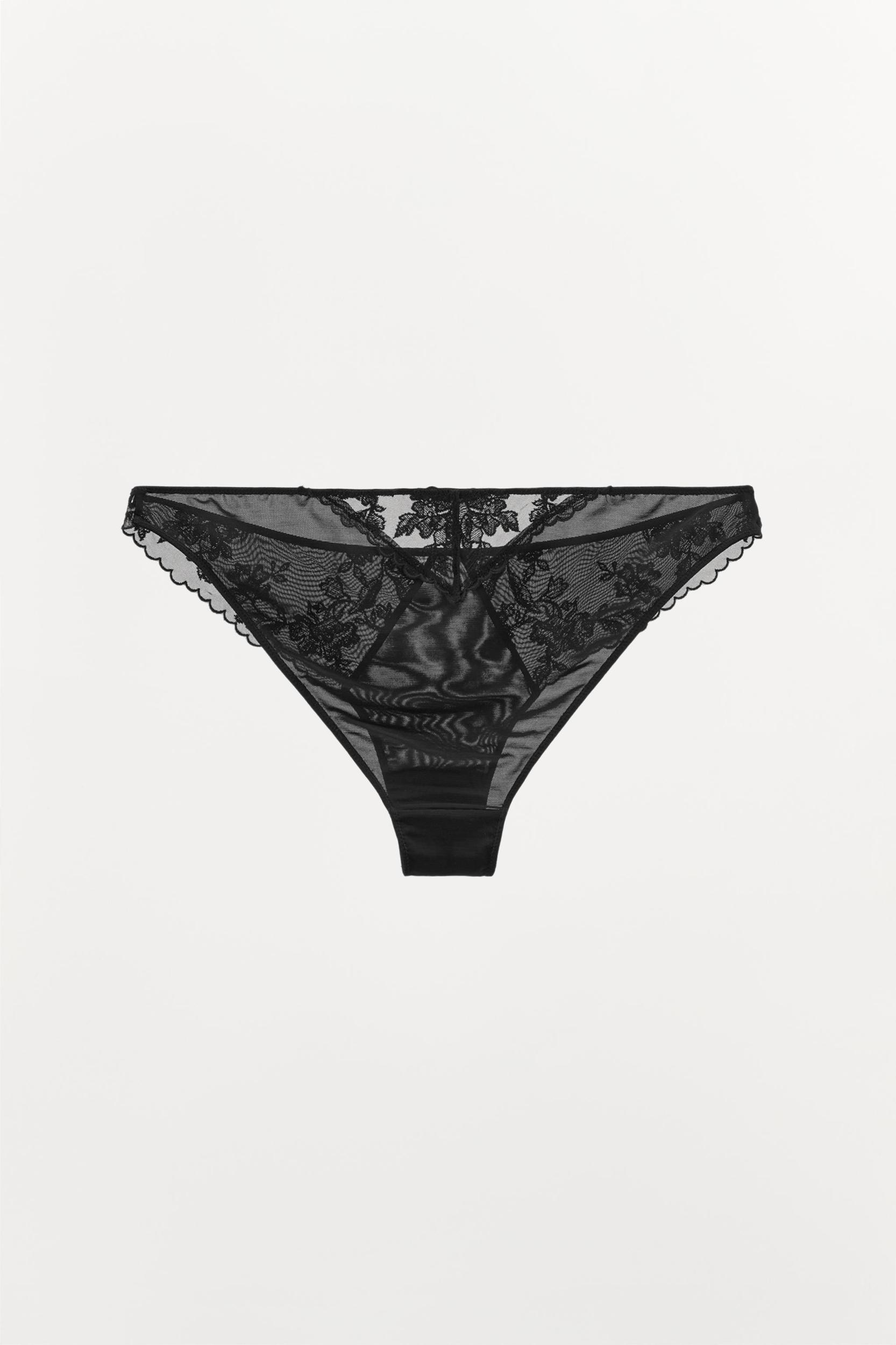 FLORAL EMBROIDERY PANTIES Product Image