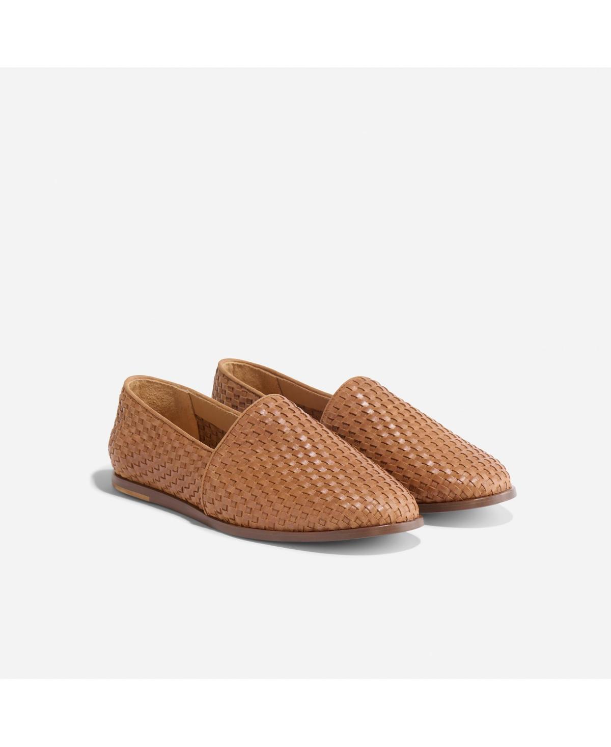 Nisolo Alejandro Woven Slip On (Brandy) Men's Lace Up Wing Tip Shoes Product Image