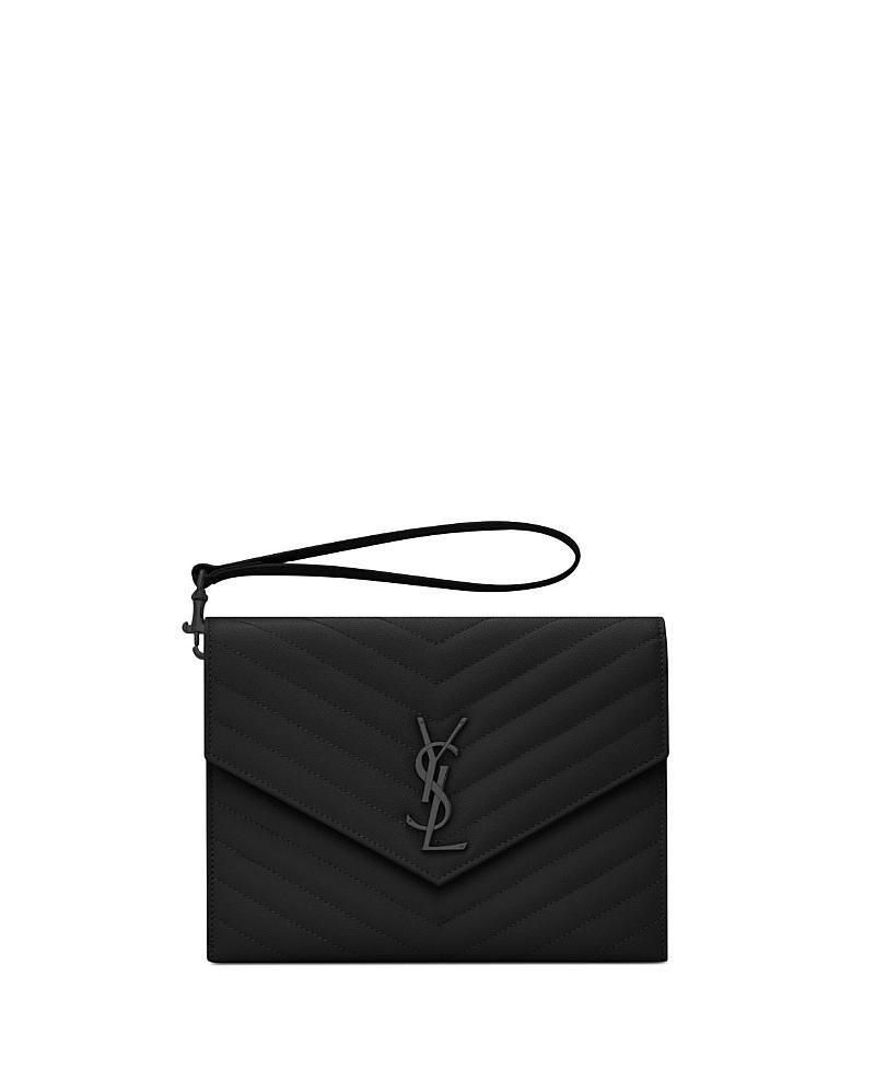 Saint Laurent Cassandre Matelasse Flap Pouch Product Image