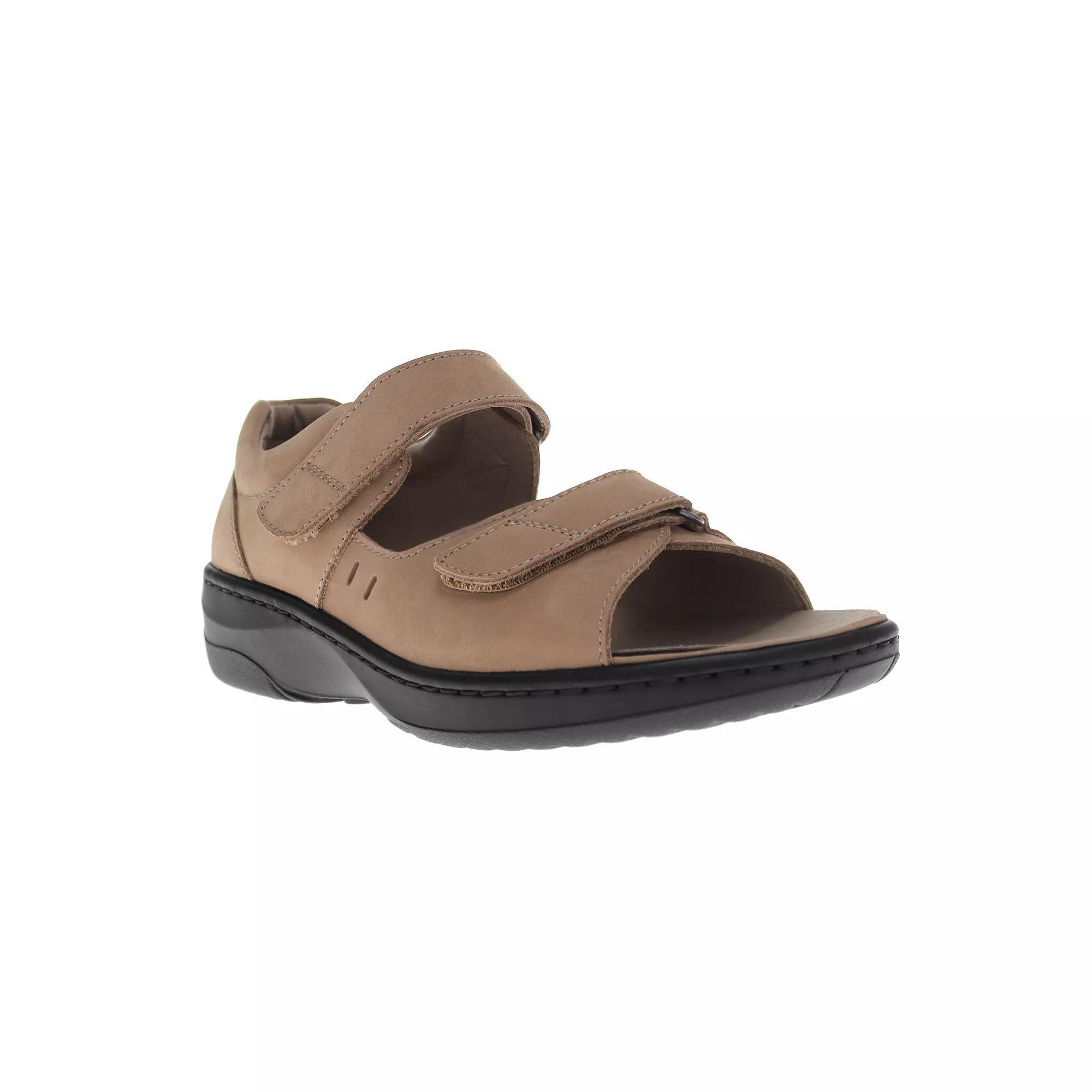 Propet Gemma Women's Sandals, Size: 8.5 Wide, Dusty Brown Nubuck Product Image