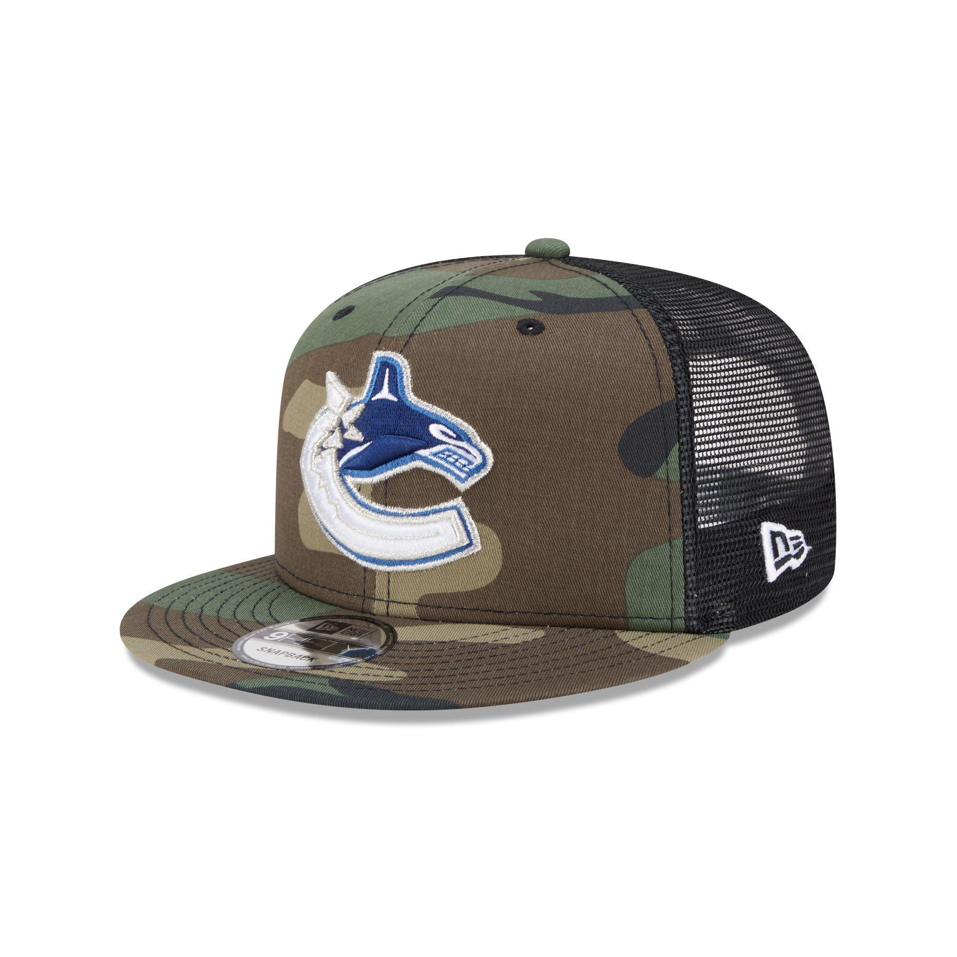 Vancouver Canucks Camo 9FIFTY Trucker Hat Male Product Image
