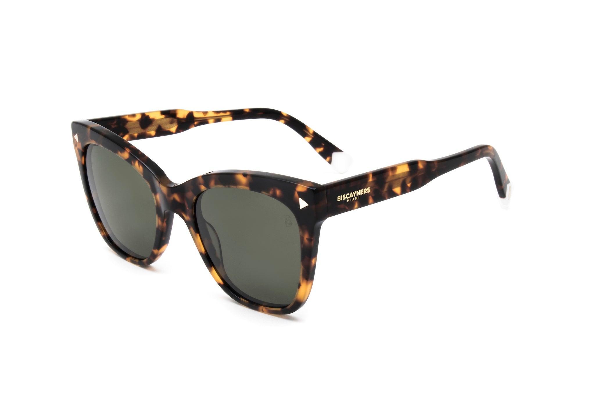 Biscayners Palm Tortoise Women's Sunglasses Female Product Image