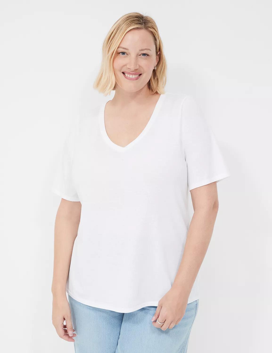 Perfect Sleeve V-Neck Tee Product Image