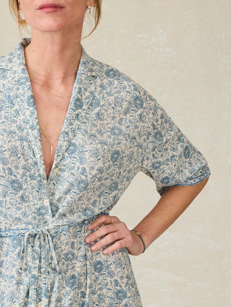 Island Dress - Blue Water Floral Product Image