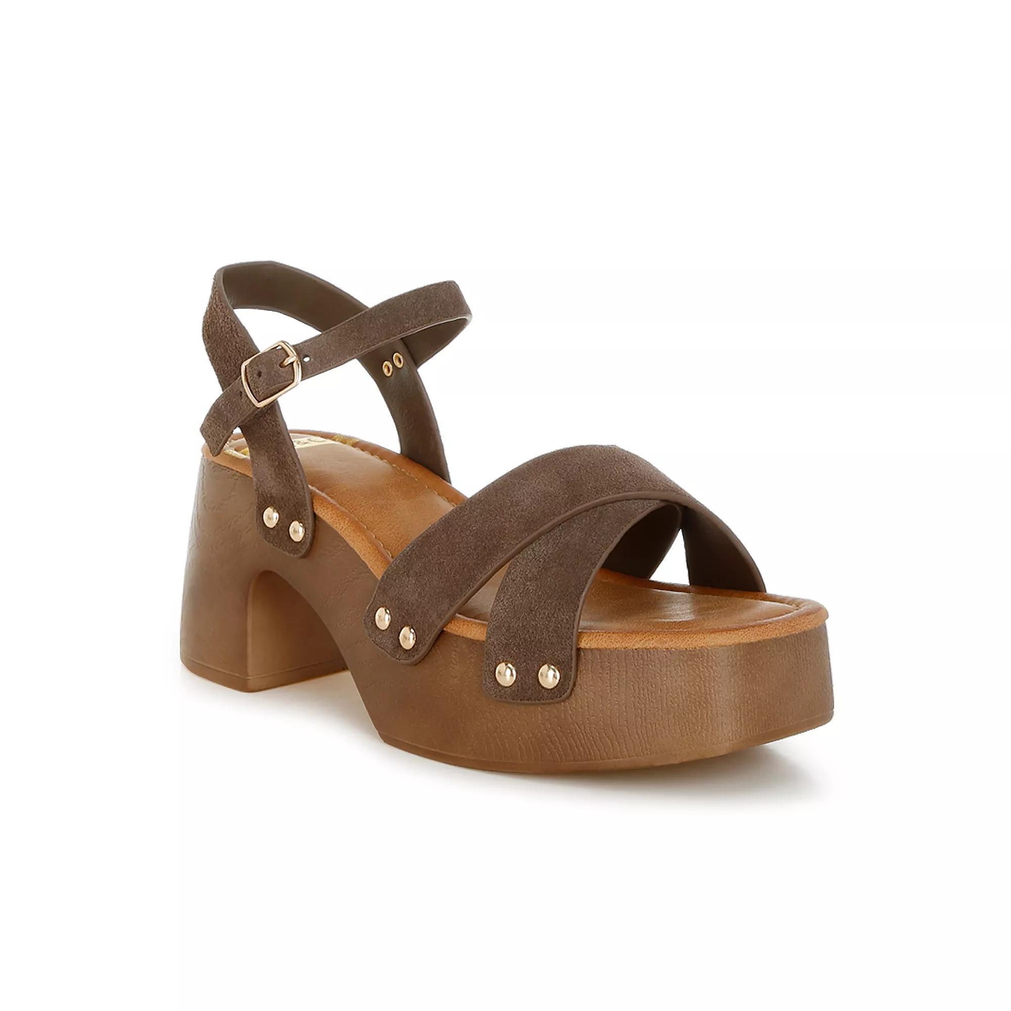 Rag & Co Pikansa Women's Sandals, Size: 6, Brown Product Image